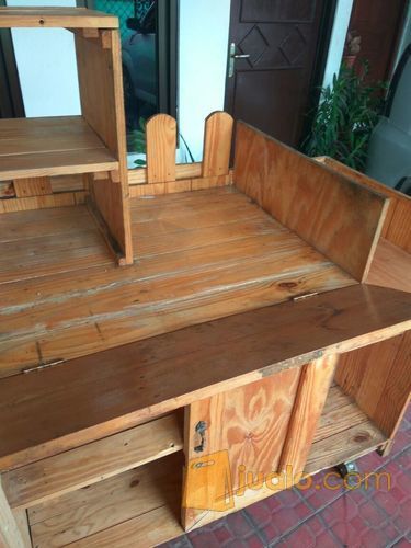  meja  gerobak kayu  booth dagang  kuliner minuman jakarta 