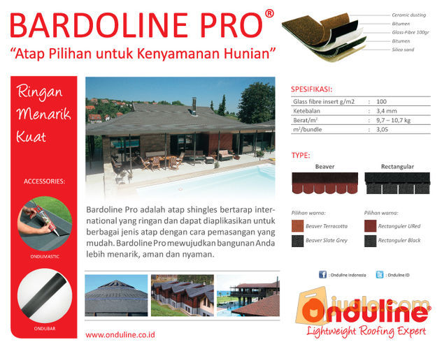 Genteng Aspal (Bitumen) Bardoline