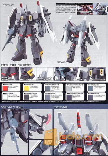 [NGGH03] GUNDAM HG BLAZE ZAKU PHANTOM DEARKA CUSTOM BLACK