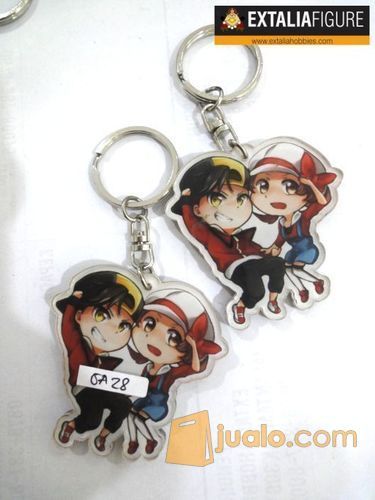 [GA28] GANCI AKRILIK ANIME POKEMON COUPLE A