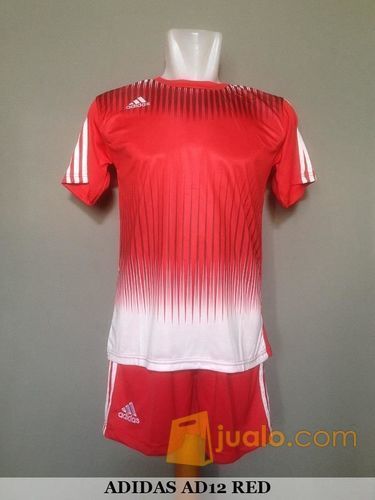  Baju  Kaos Olahraga Jersey Bola  Setelan Futsal Adidas AD12 