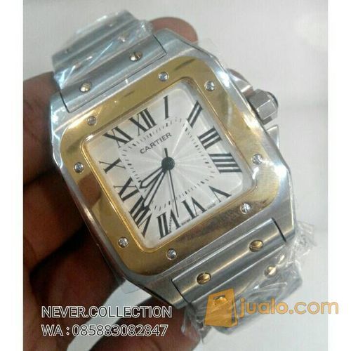 harga jam tangan cartier santos 100 original