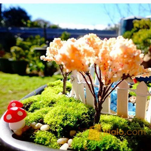 miniatur jamur dekorasi terrarium fairy garden aksesoris clay craft