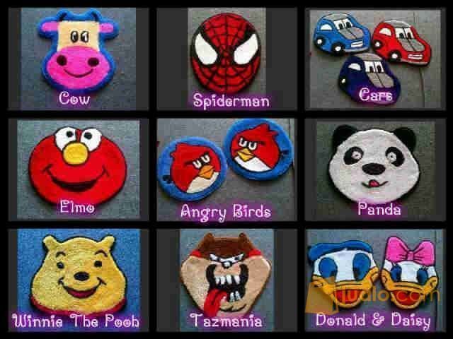 KESET KARAKTER ANGRY BIRDS WINNIE THE POOH DONAL BEBEK DEASY TAZMANIA
