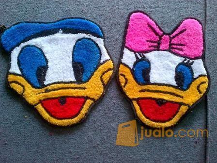 Keset Karakter Donald Duck Daisy Duck Donal Bebek Desi Bebek Bandung Jualo