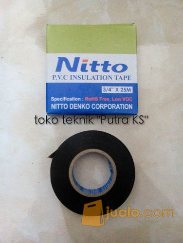 Isolasi Listrik / Solatip Kabel / PVC Insulation Tape Merk Nitto