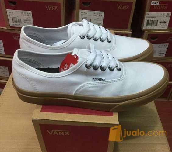  Sepatu Vans Authentic Canvas White Gum Jakarta Barat Jualo