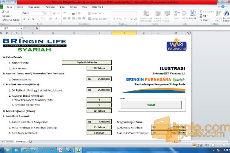 Bringin Purnadana Syariah Insya Allah Berkah Bandung Jualo