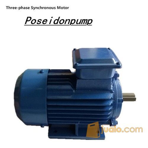 Dinamo Electric Motor 3Phase Synchronous Motors Sinkron Drive Systems Casing Iron 380V 1HP 750W