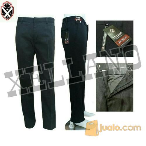  celana  kerja  pria  slimfit Xellano Gabardin celana  bahan  