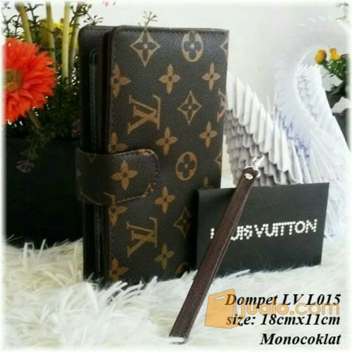 Dompet LV [Monocoklat] Dompet Wanita Cantik Best Seller Cewek Kado