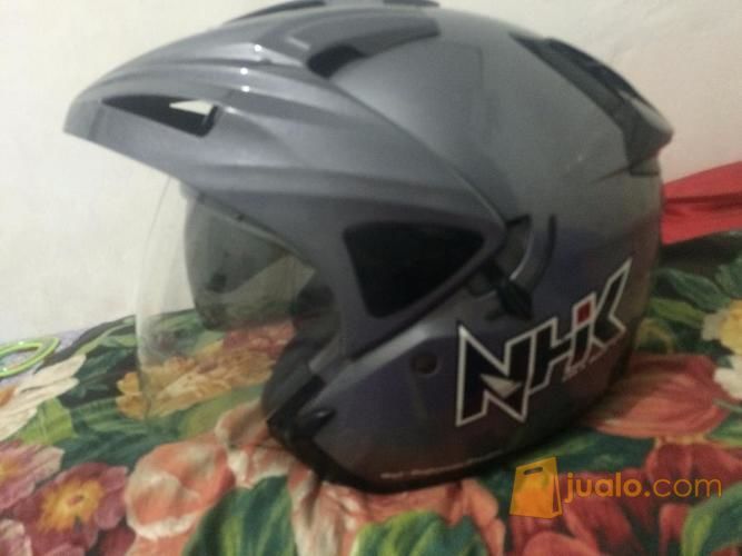 Helm Nhk Predator Double Visor Abu2 Metalic Jakarta Barat Jualo
