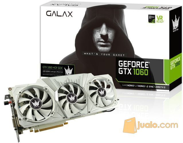 GALAX GeForce GTX 1060 HOF(Hall Of Fame) GOC Edition 6GB DDR5 192BIT di