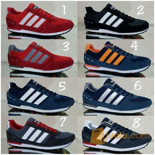 Sepatu Adidas Neo City Racer Cowok Cowo Men Man Pria V Casual