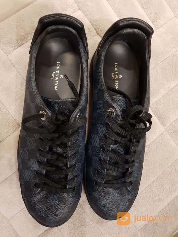 LOUIS VUITTON Damier Cobalt Frontrow Sneakers