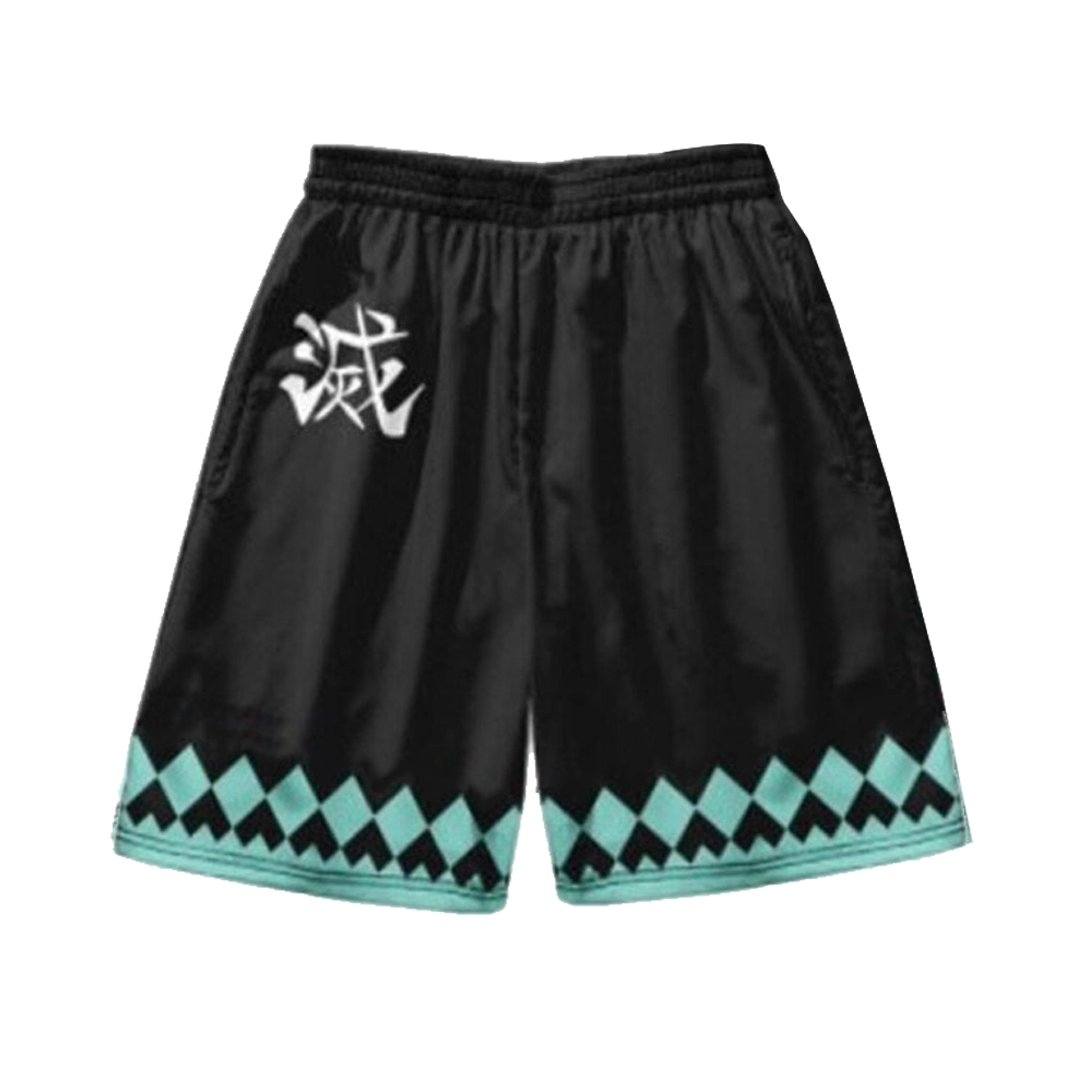 Tanjiro Kamado Gym Anime Shorts