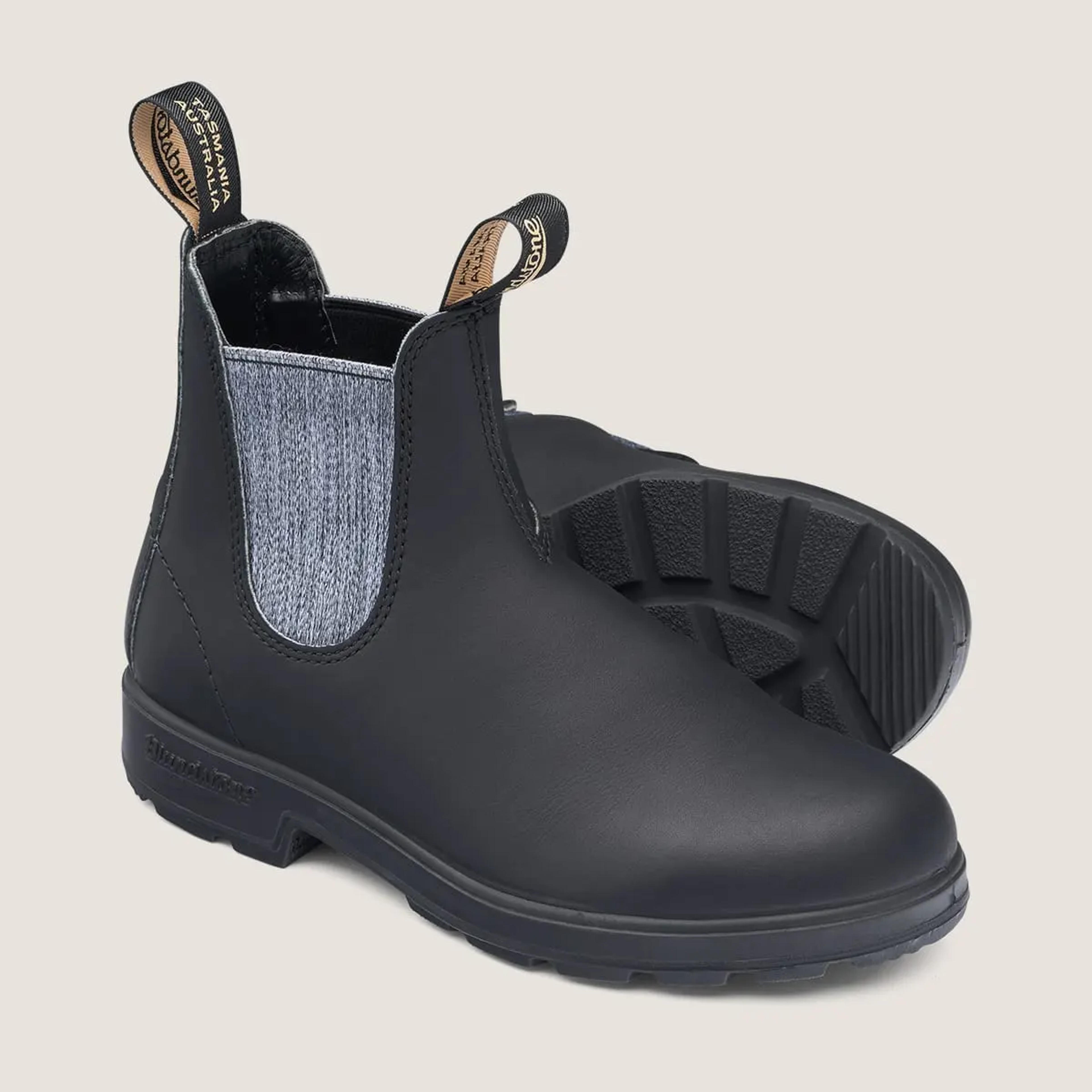 Black / Grey Premium Leather Chelsea Boots, Women's Style 1914 - Blundstone USA