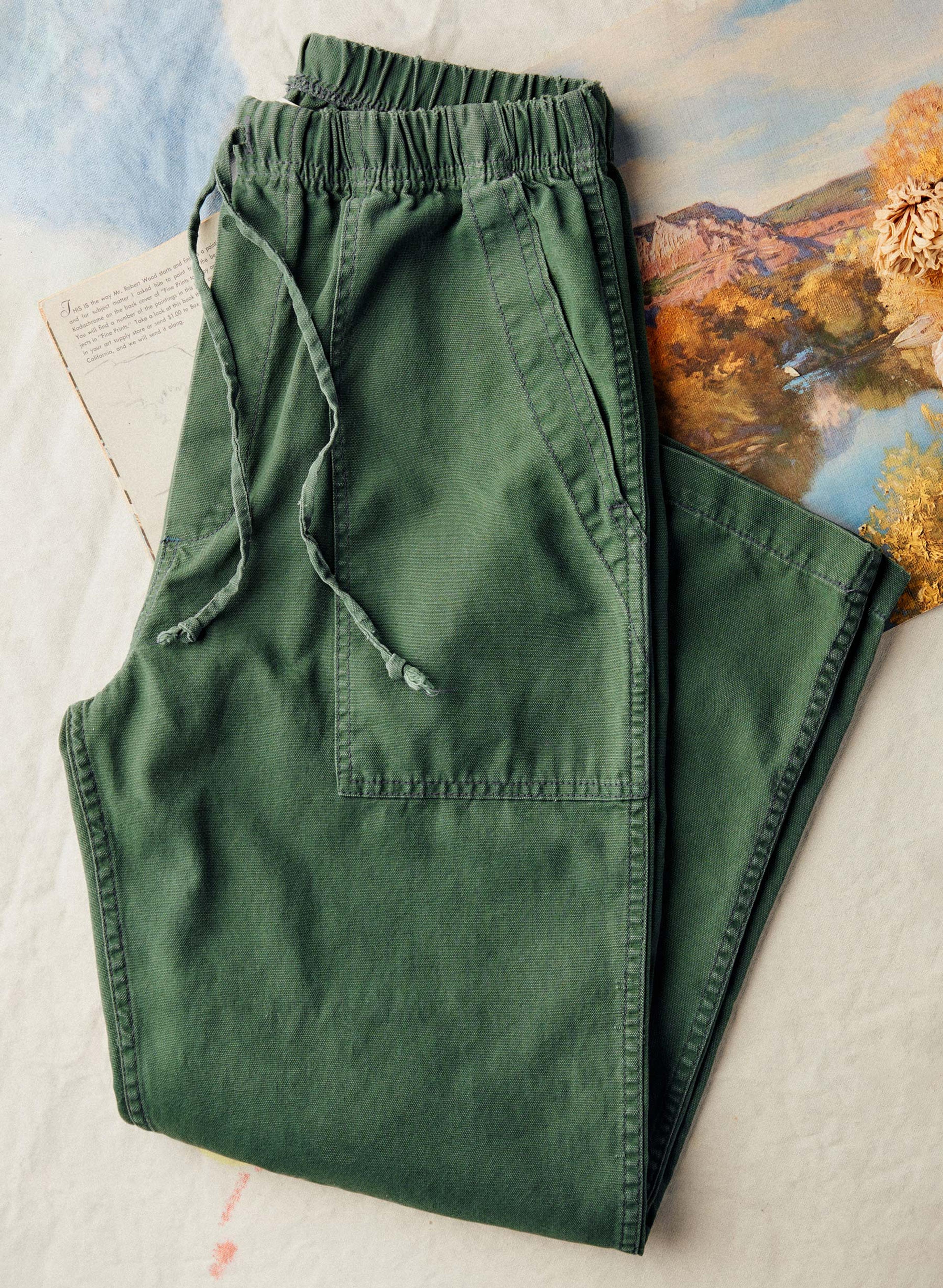 Imogen + Willie - The Ventura Chore Pant (forest)