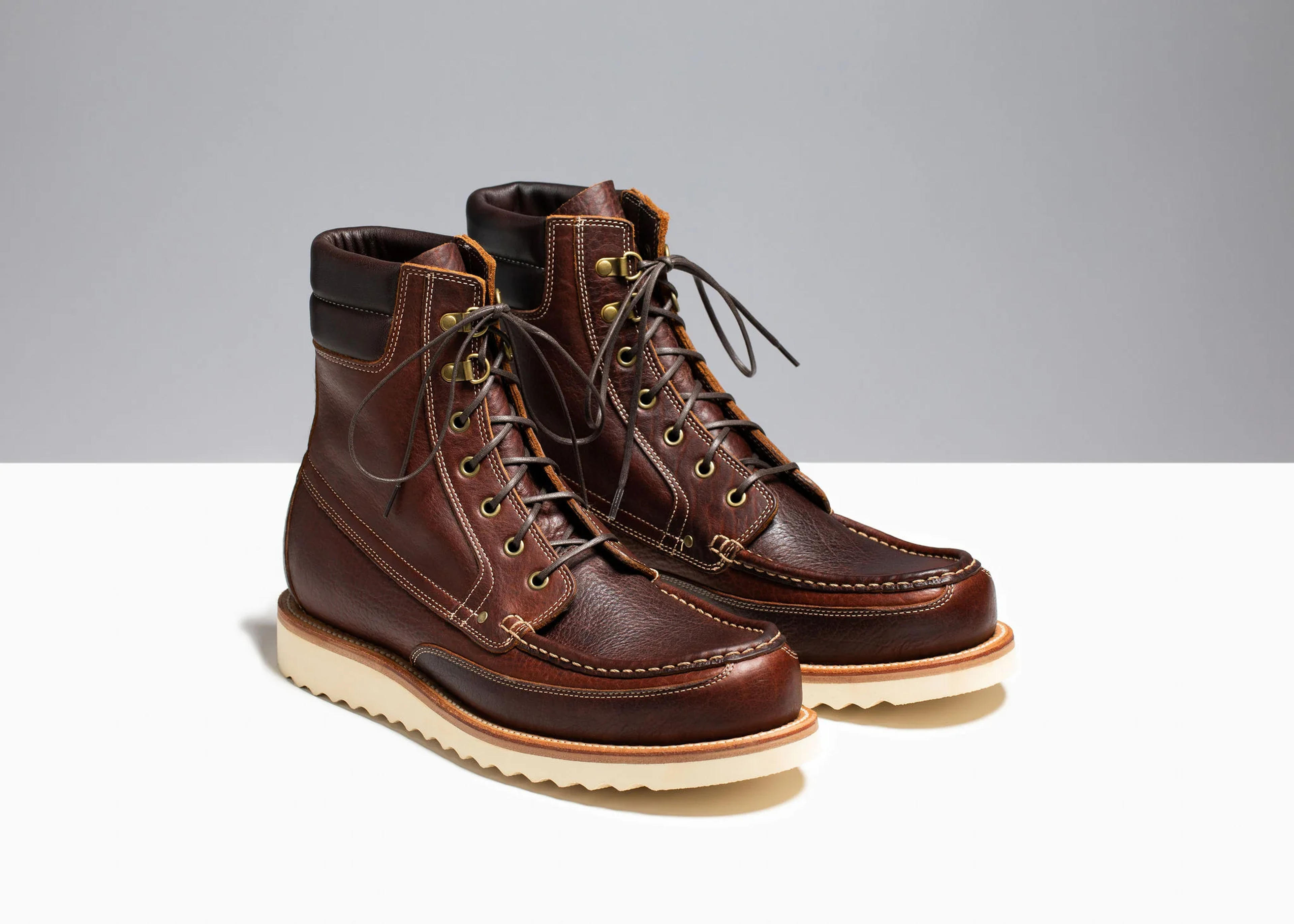 Grant Stone Shoes - Field Boot (Walnut Bison)