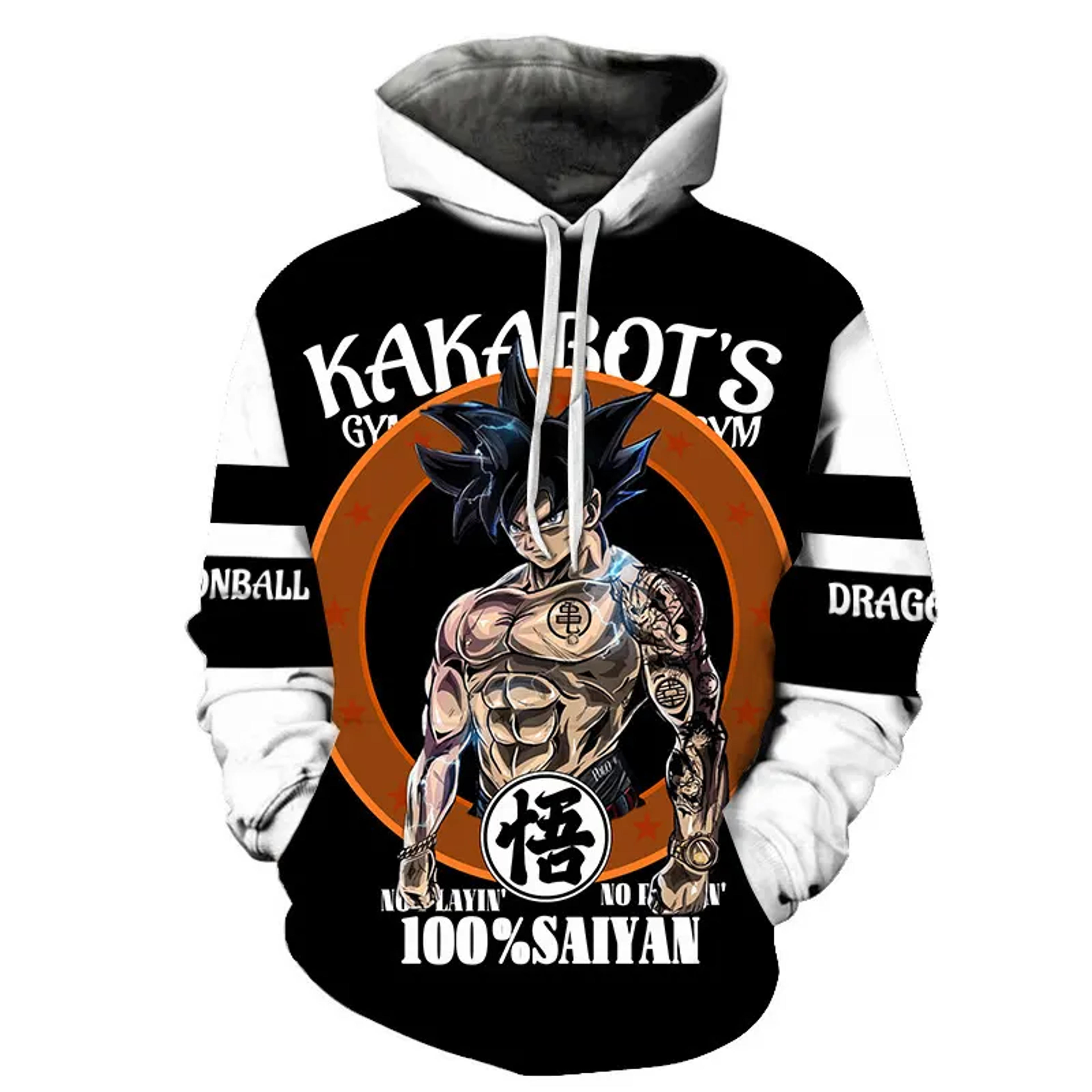 Kakarot’s Gym 100% Saiyan Anime Hoodies