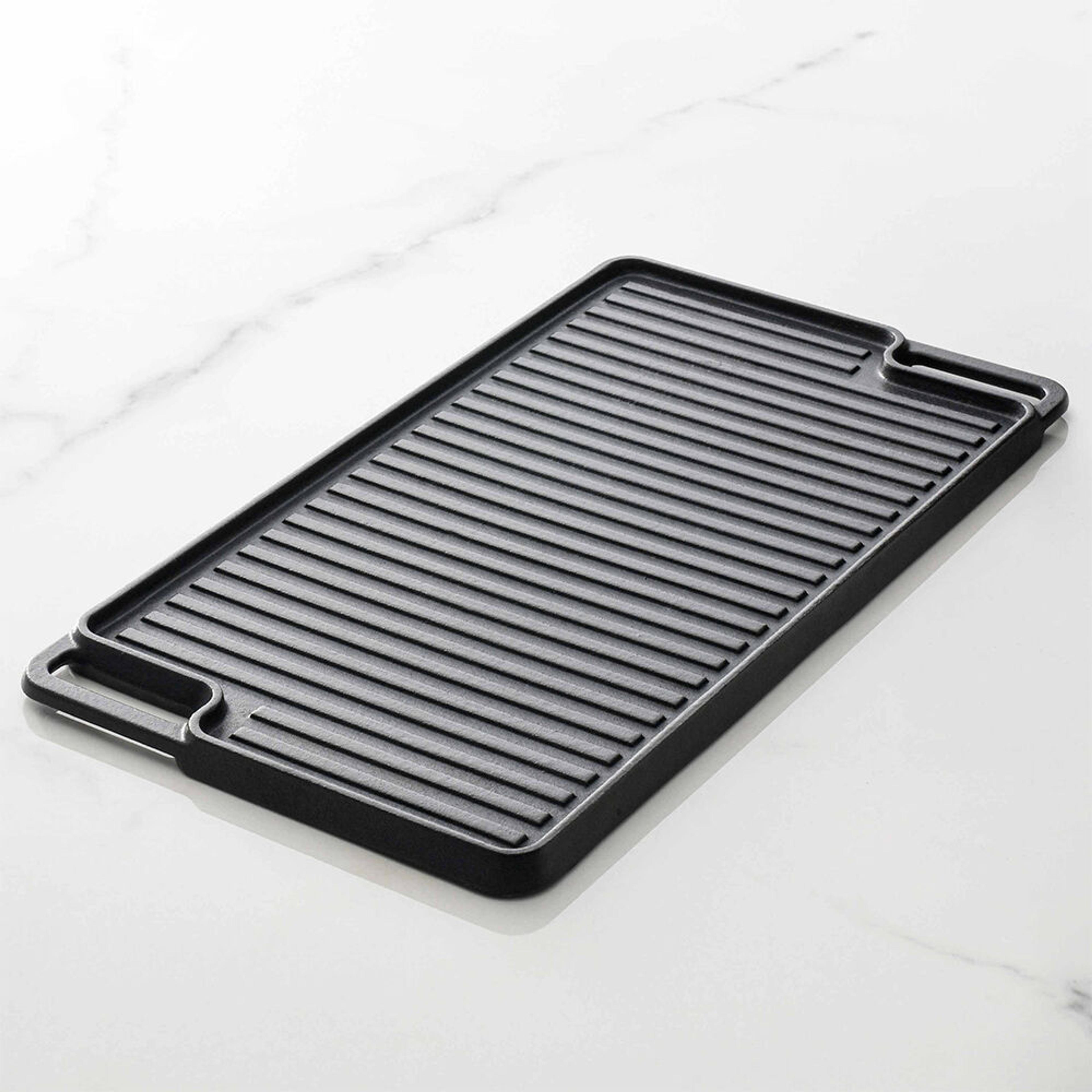 Reversible Griddle 46cm x 26cm | Cast Iron Griddles and Skillets from ProCook