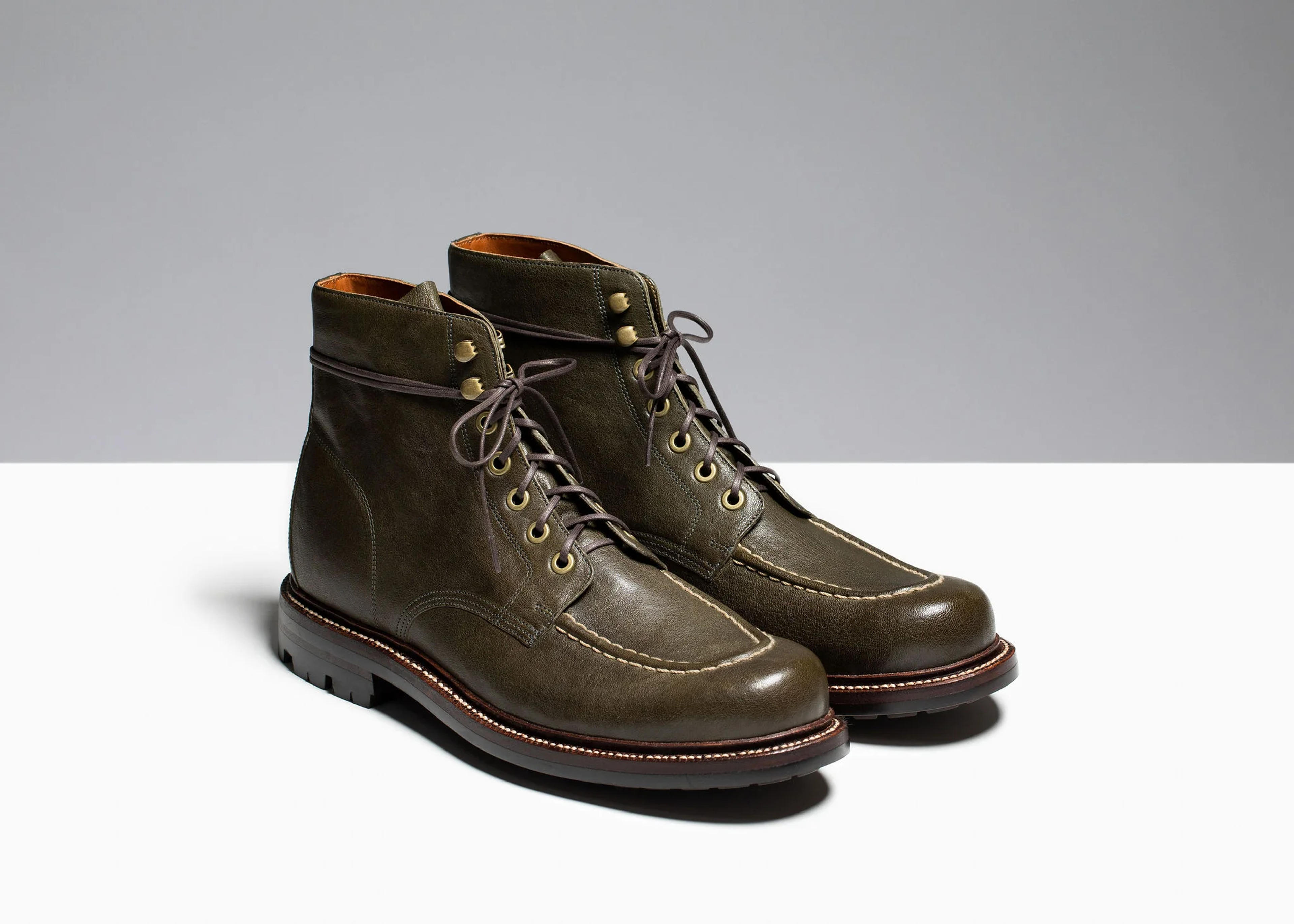 Grant Stone Shoes - Brass Boot (Jungle Kangaroo)