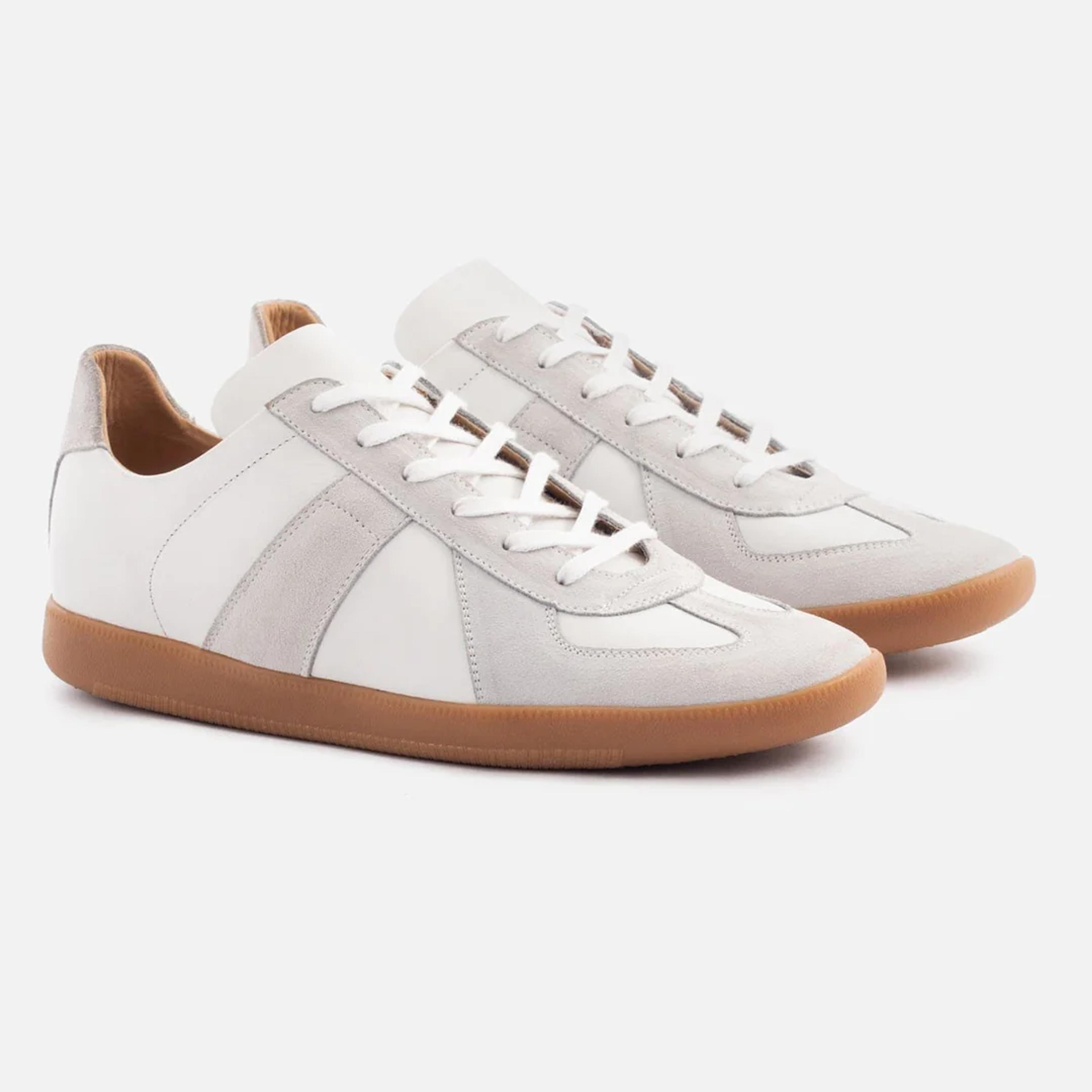 Morgen Trainers - Leather/Suede - Gum Sole