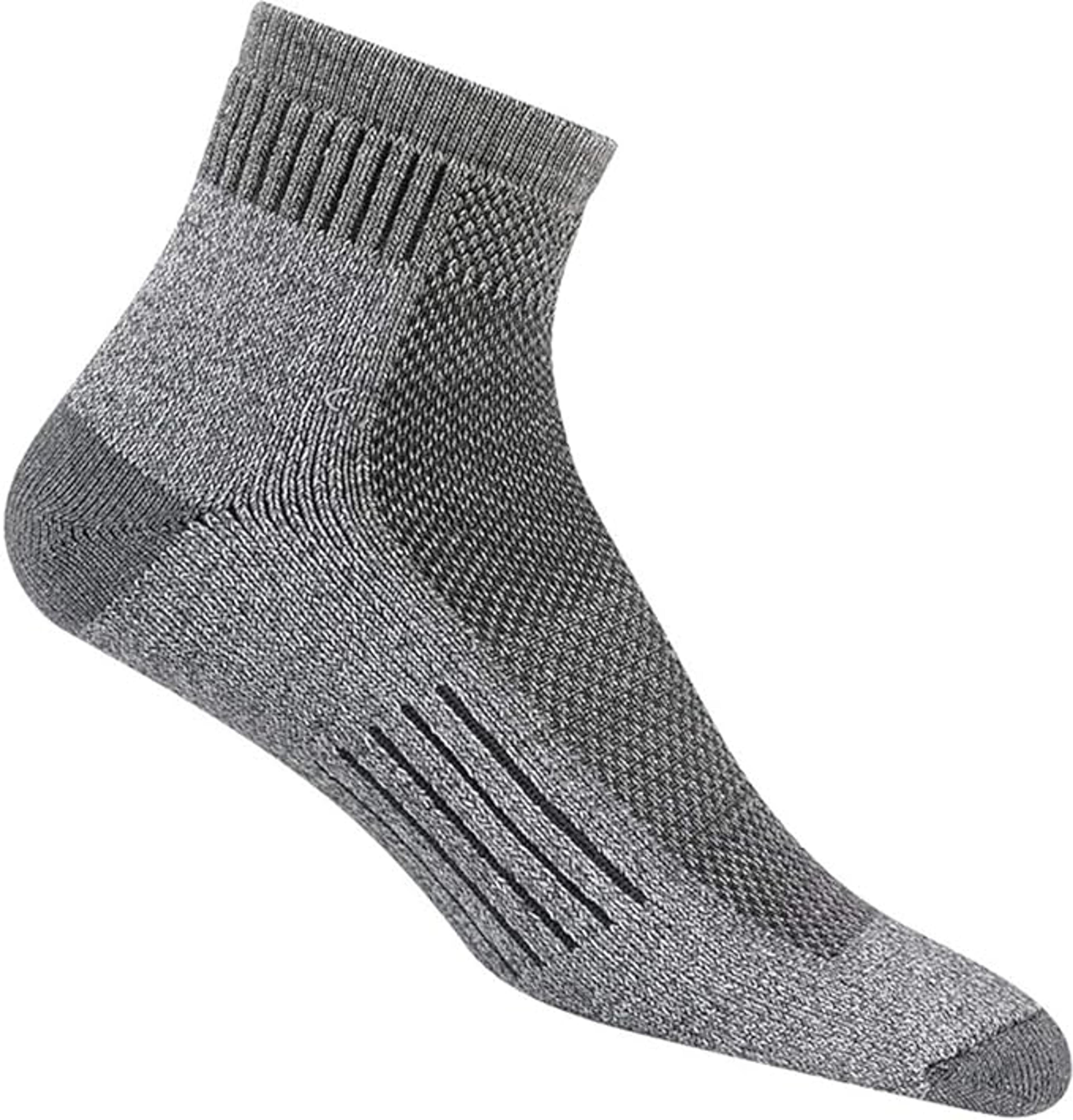 Wigwam Men's Cool-Lite Mid Hiker Pro Quarter Socks, Grey, X-Large