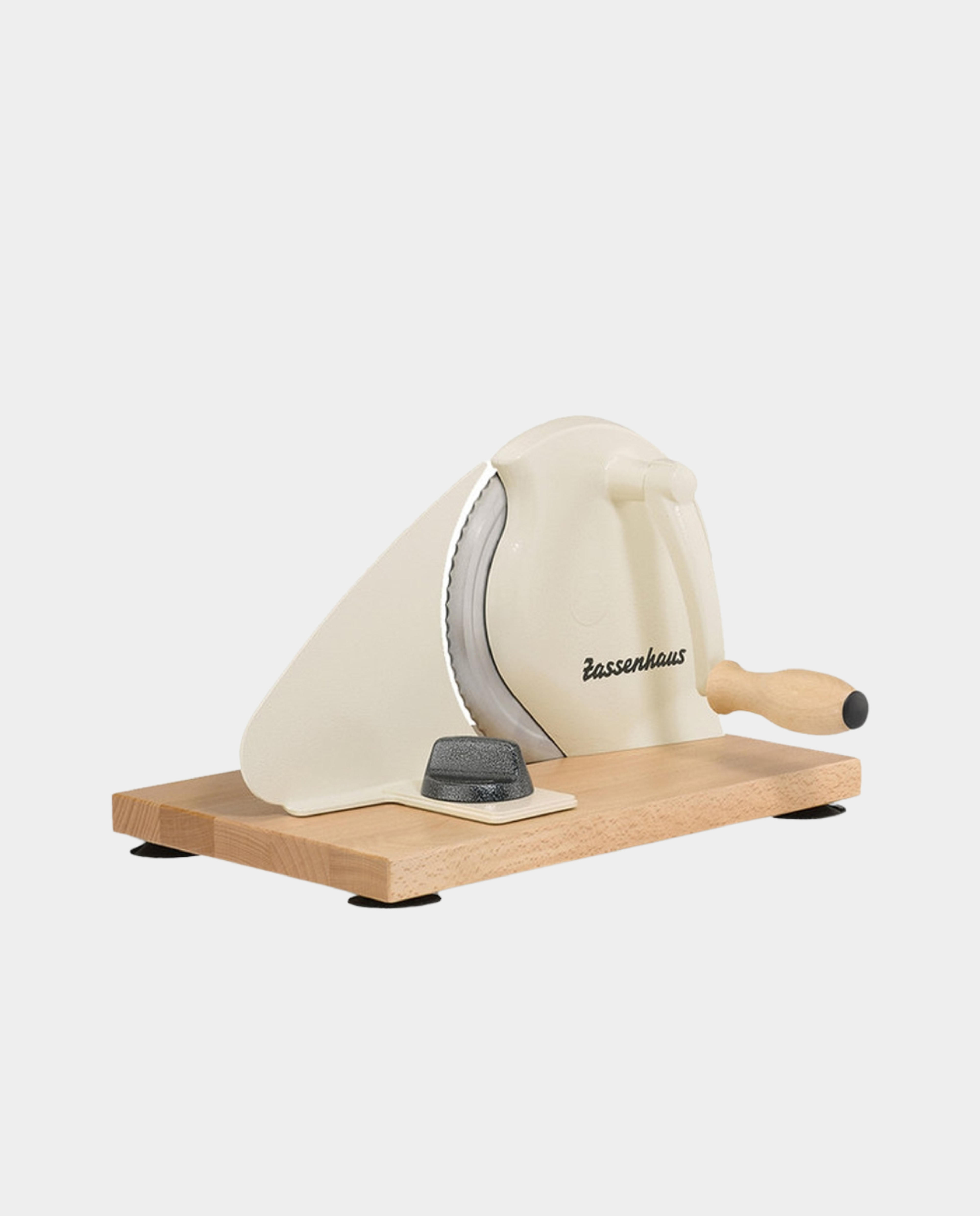 Classic Manual Bread Slicer by Zassenhaus in Cream | $220