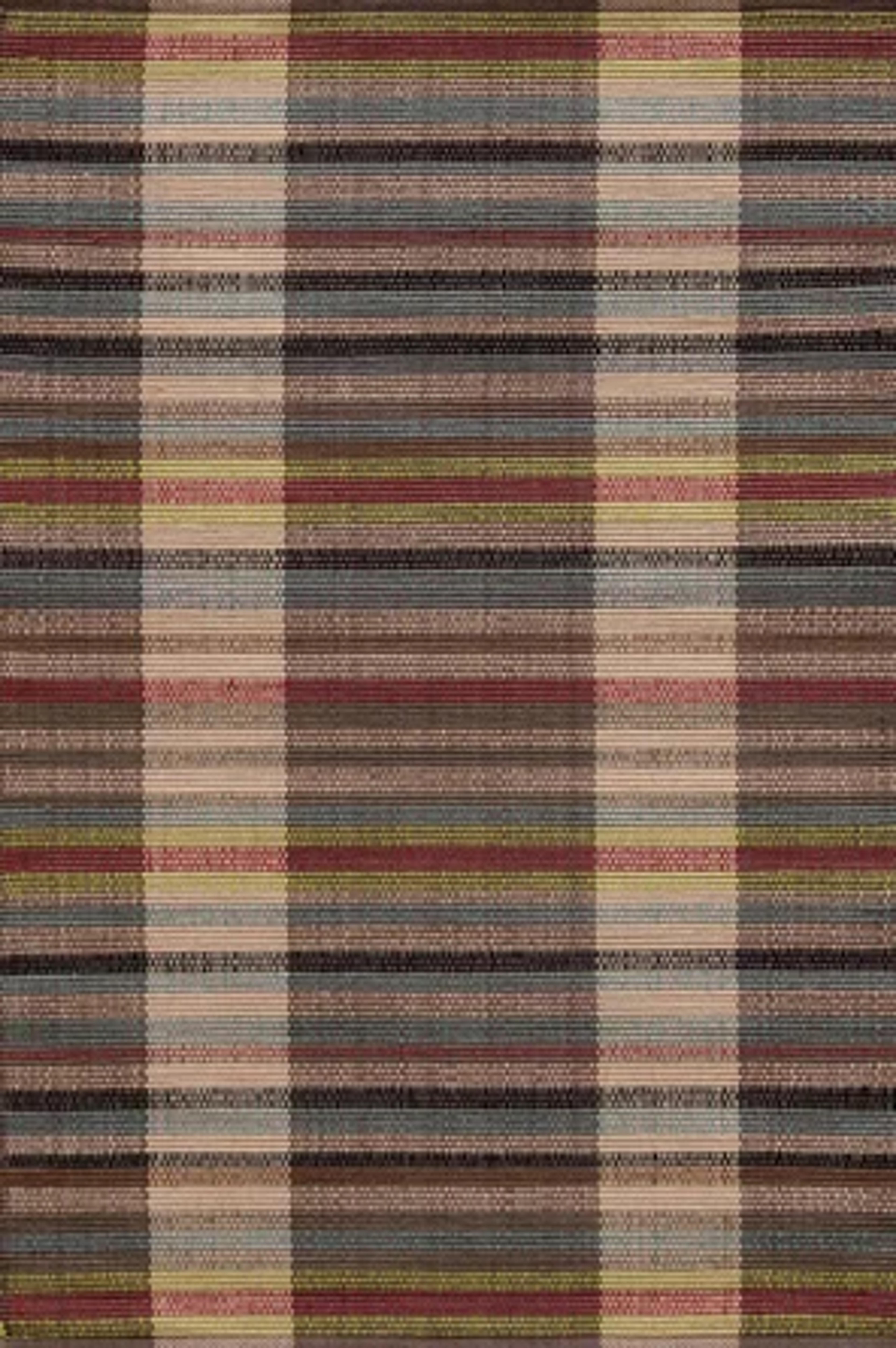 Dash and Albert Rugs Swedish Striped Hand-Woven Flatweave Indoor / Outdoor Area Rug | Perigold