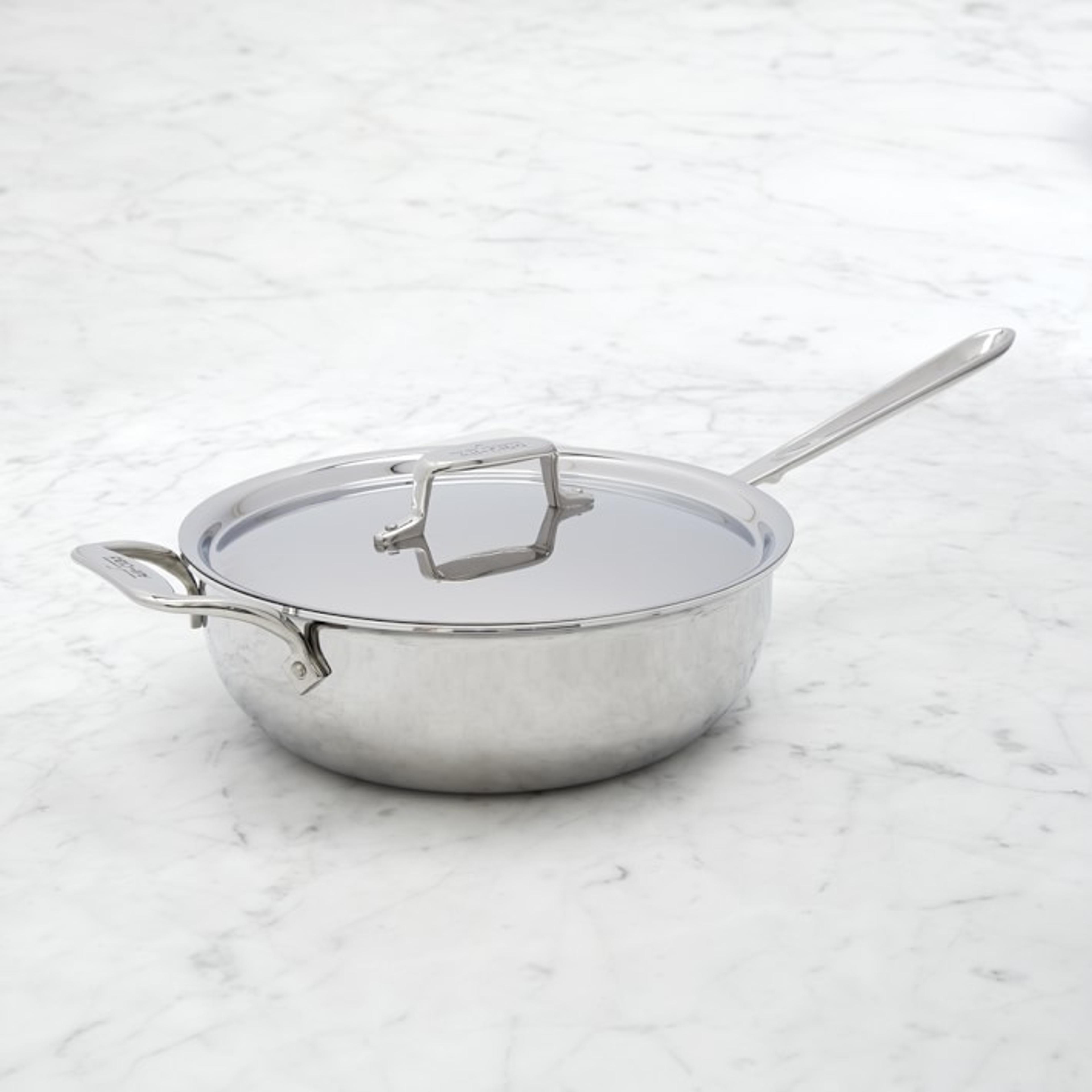 All-Clad d5 Stainless-Steel Nonstick Essential Saute Pan | Williams Sonoma