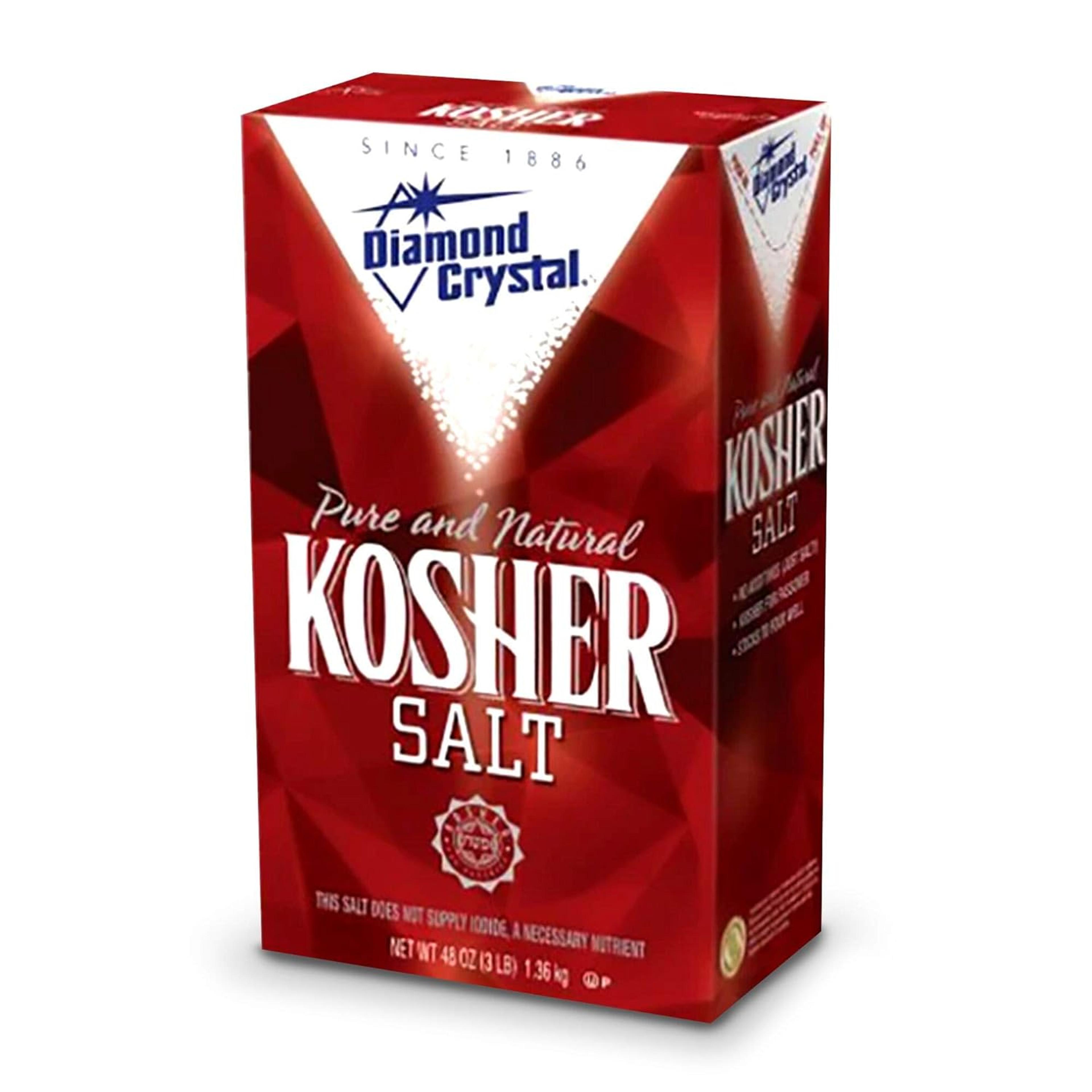 Amazon.com : Diamond Crystal Kosher Salt Flakes - Full Flavor, No Additives and Less Sodium - Staple for Professional Chefs and Home Cooks 26 Ounce (New Packaging) : Grocery & Gourmet Food