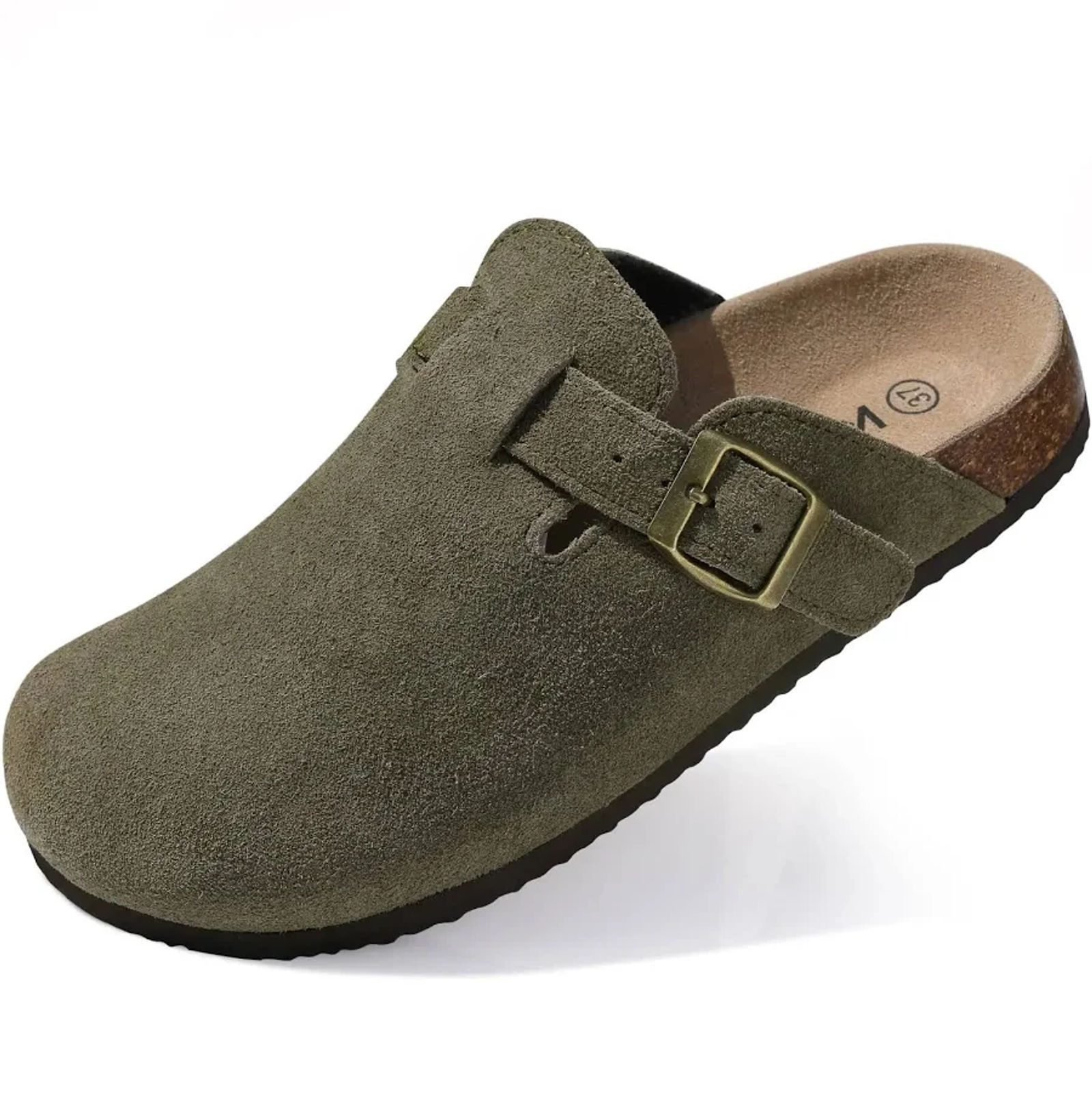 KIDMI Genuine Suede Clogs