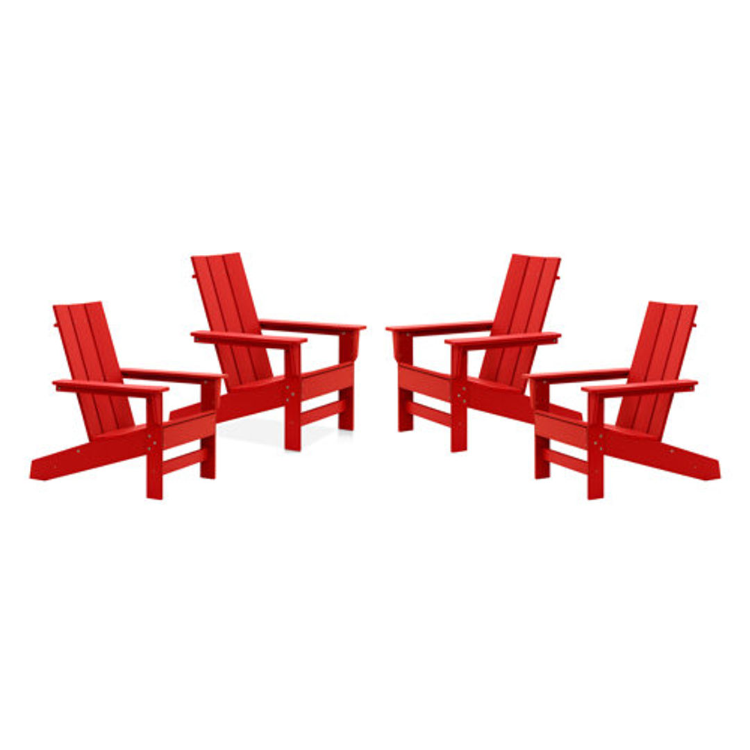 Ratcliff All-Weather HDPE Adirondack Chair (Set of 4)