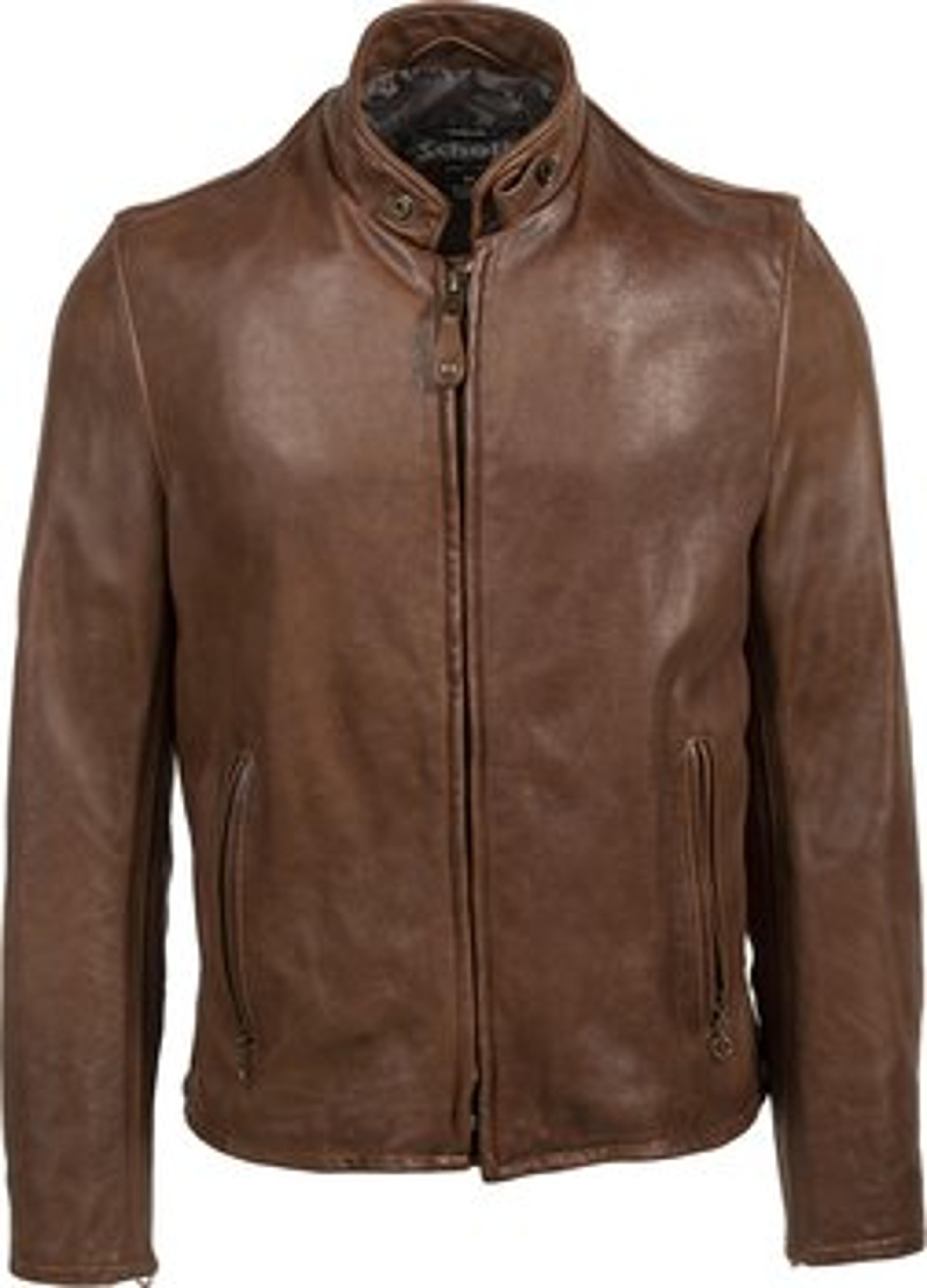 Vintaged Cowhide Café Racer Leather Jacket 654VN