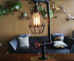 Valentine's Day gift loft retro industrial style table lamp Edison dimmable table lamp exchange gift