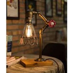 1/2 Inch Stop Valve Light Vintage Steampunk Switch With Wire For Water Pipe Lamps Lamp Loft Style Iron Valve Vintage Lamp