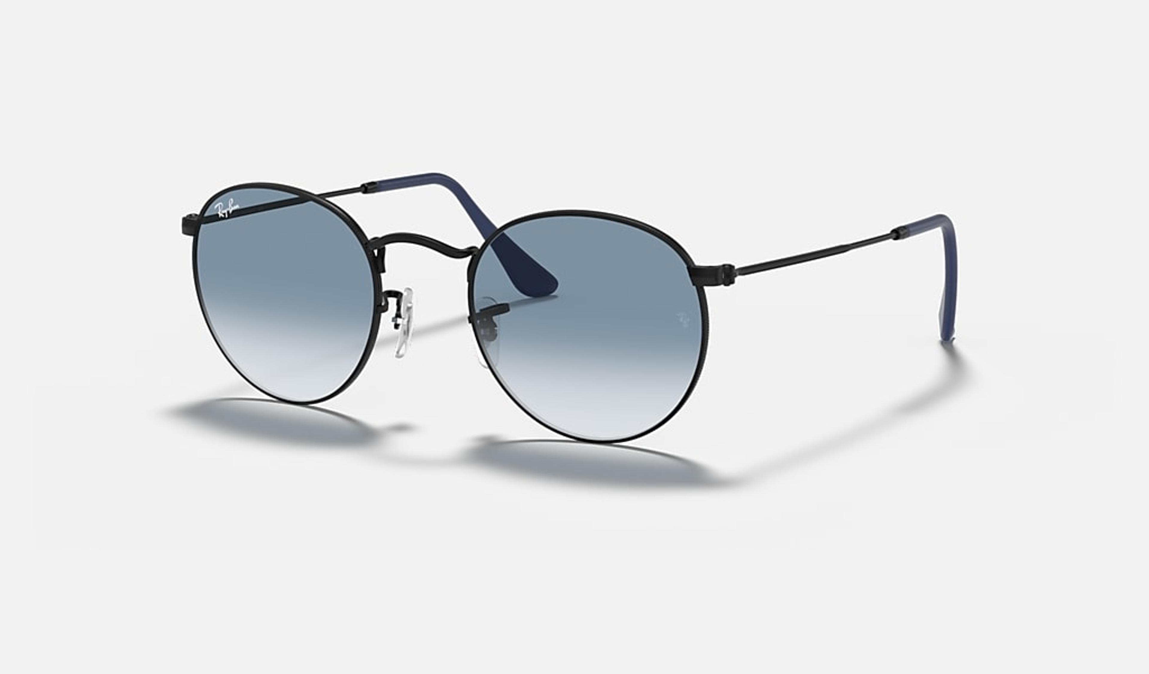 Round Metal Sunglasses in Gold and Black - RB3447 | Ray-Ban® CH