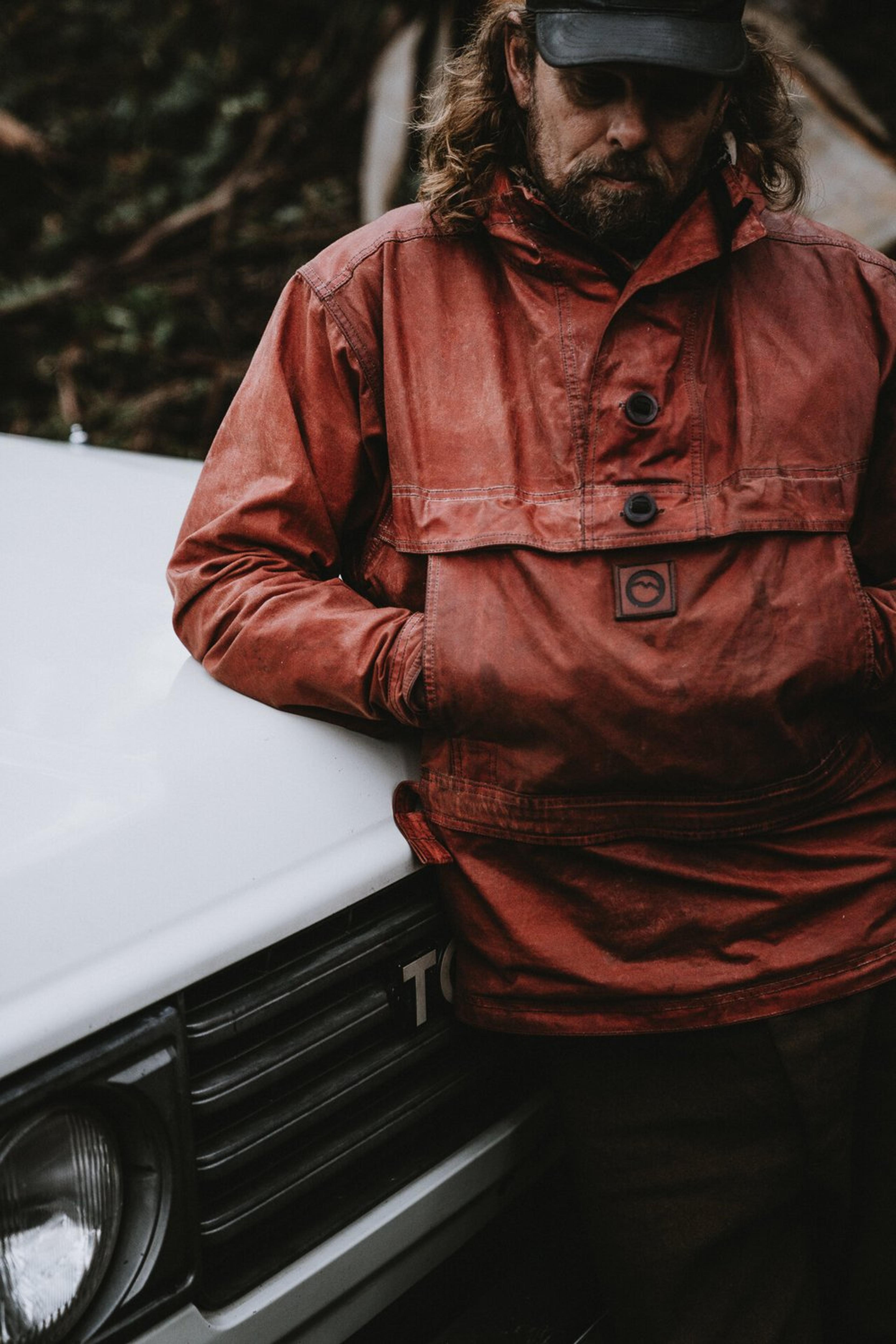 waxed canvas anorak — Peak Oil Company