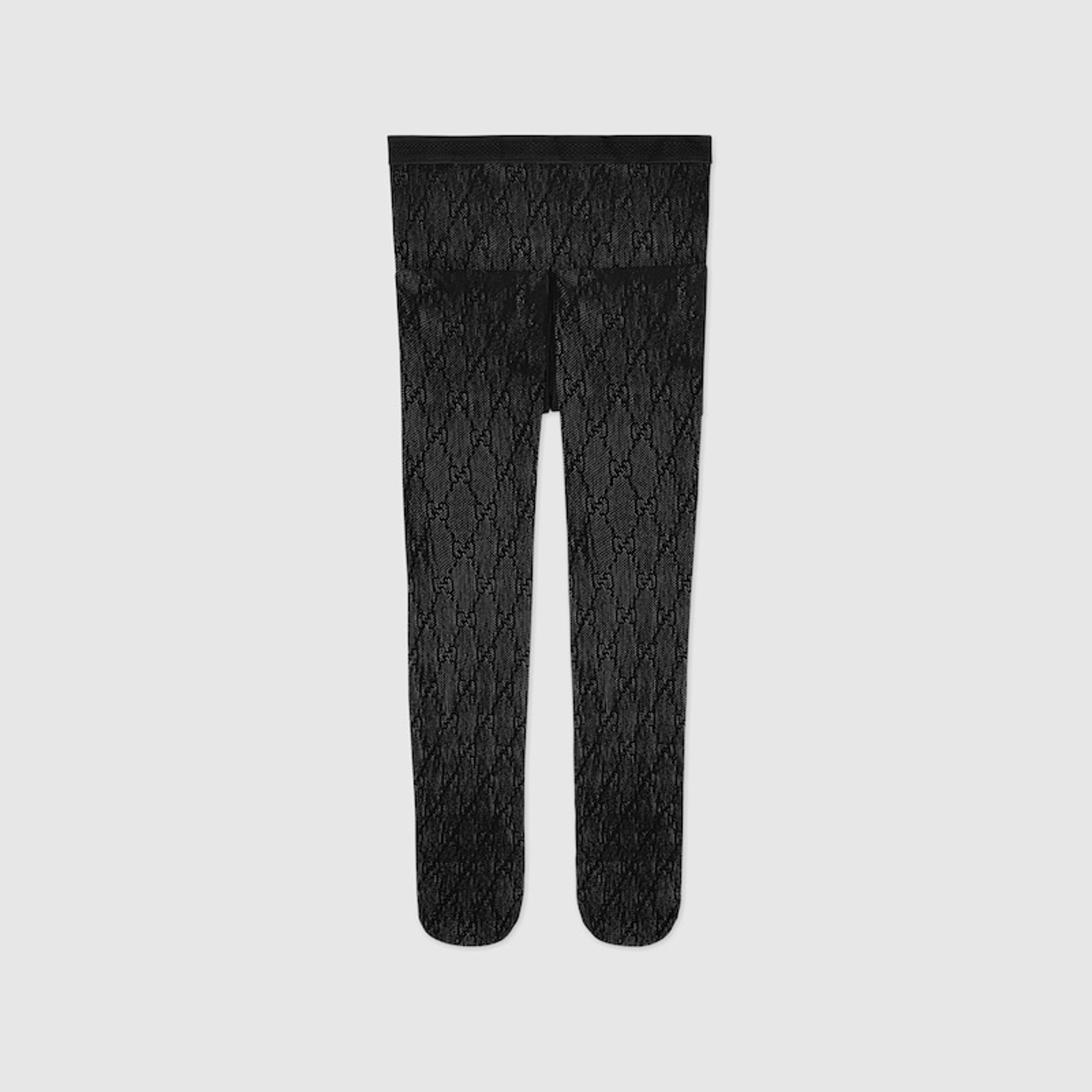 Black Interlocking G Tights | GUCCI® | GUCCI® US