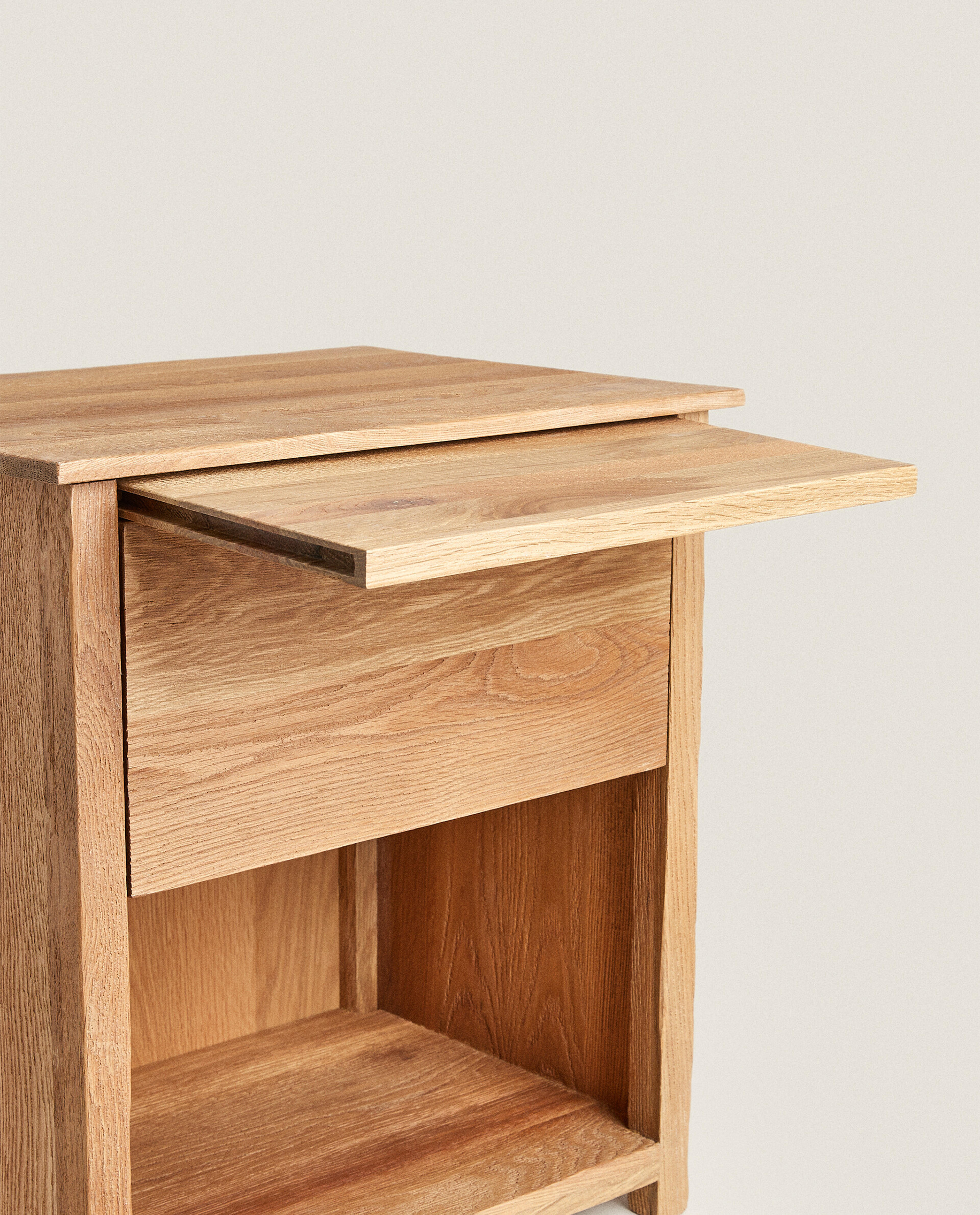 OAK WOOD BEDSIDE TABLE - See all - FURNITURE - BEDROOM | Zara Home United States of America