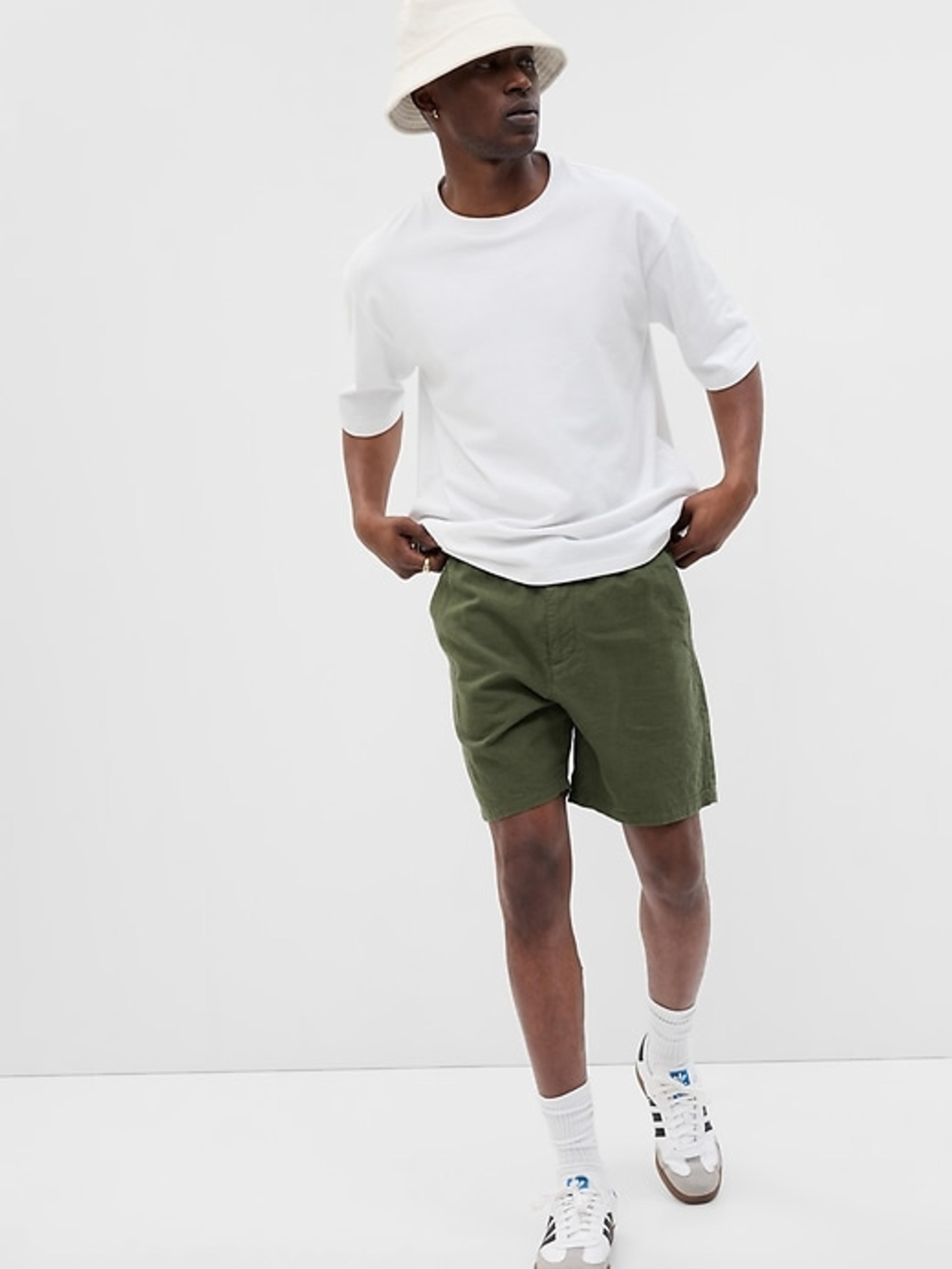 7" Linen-Cotton Shorts | Gap