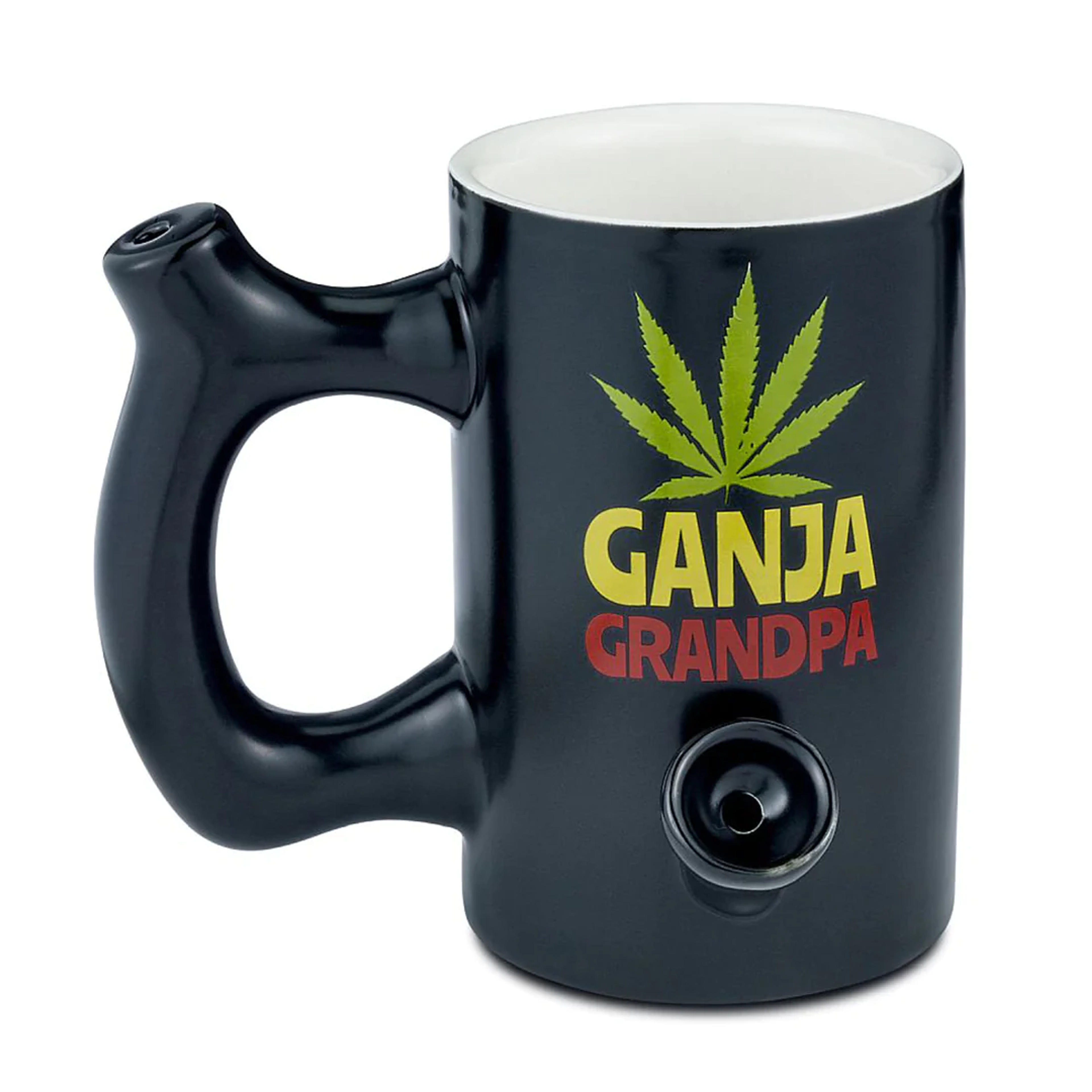 Ceramic Mug Pipes - Ganja Grandpa