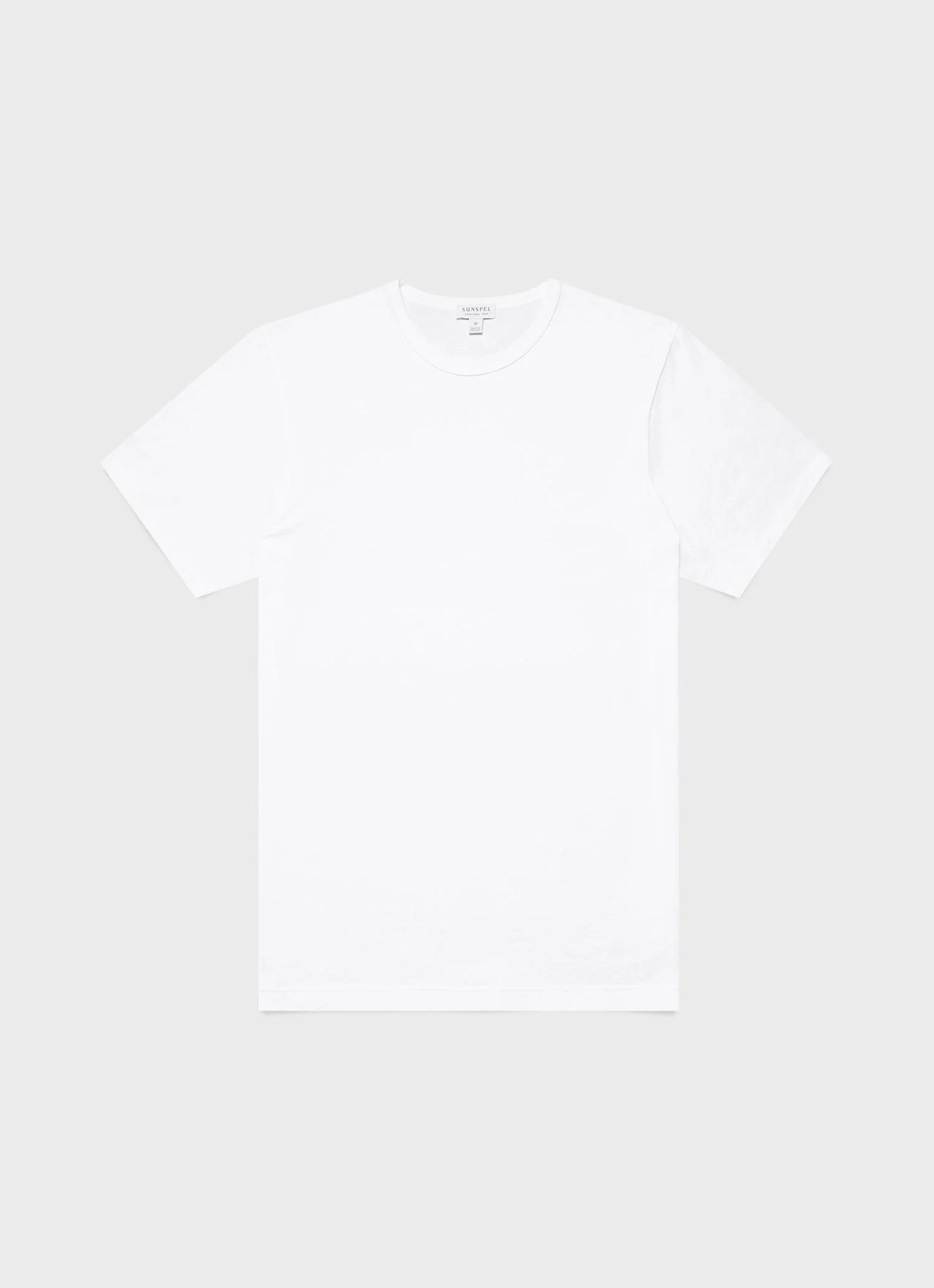 Men's Classic T-shirt in White | Sunspel