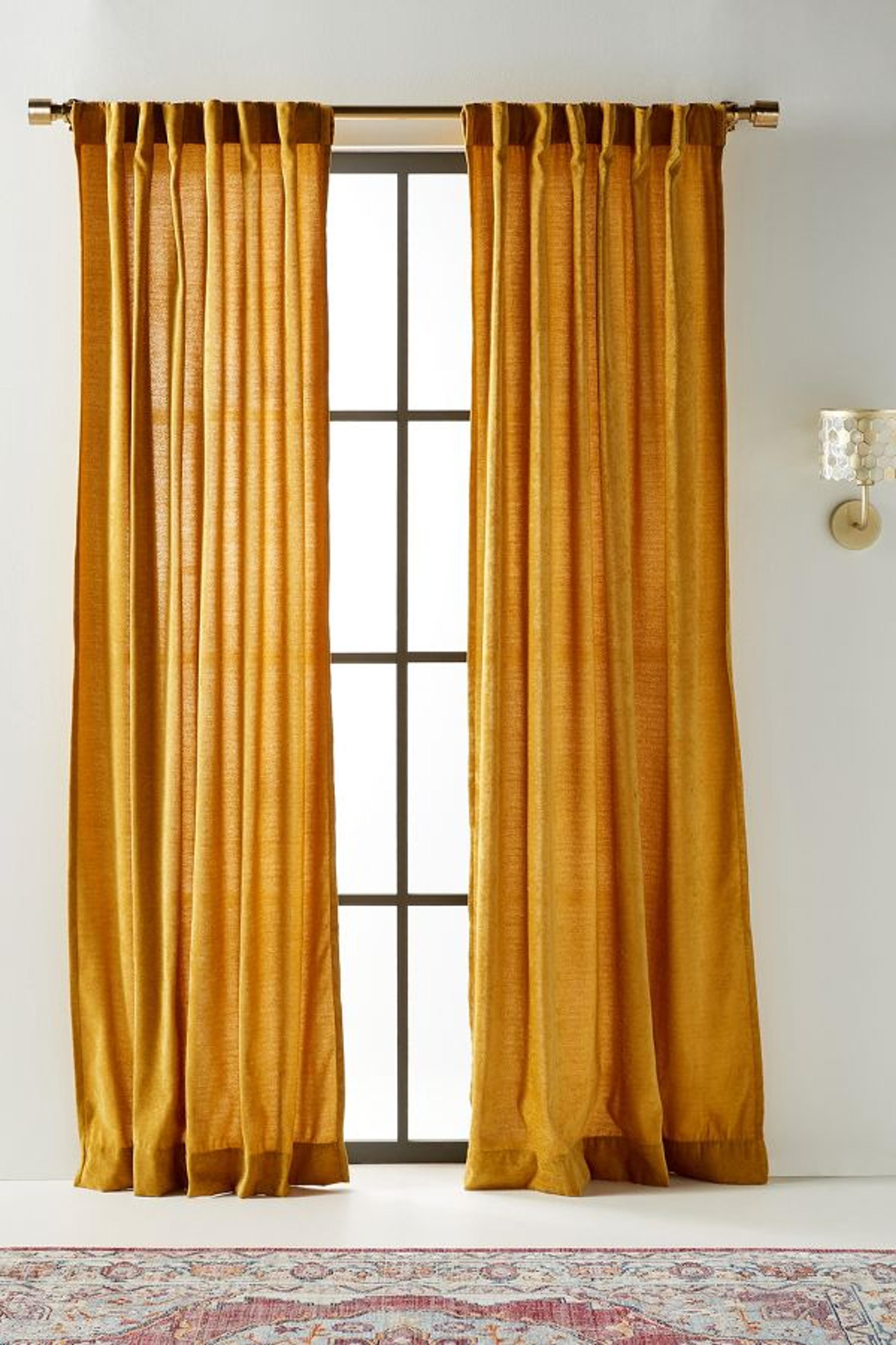 Chenille Curtains, Set of 2