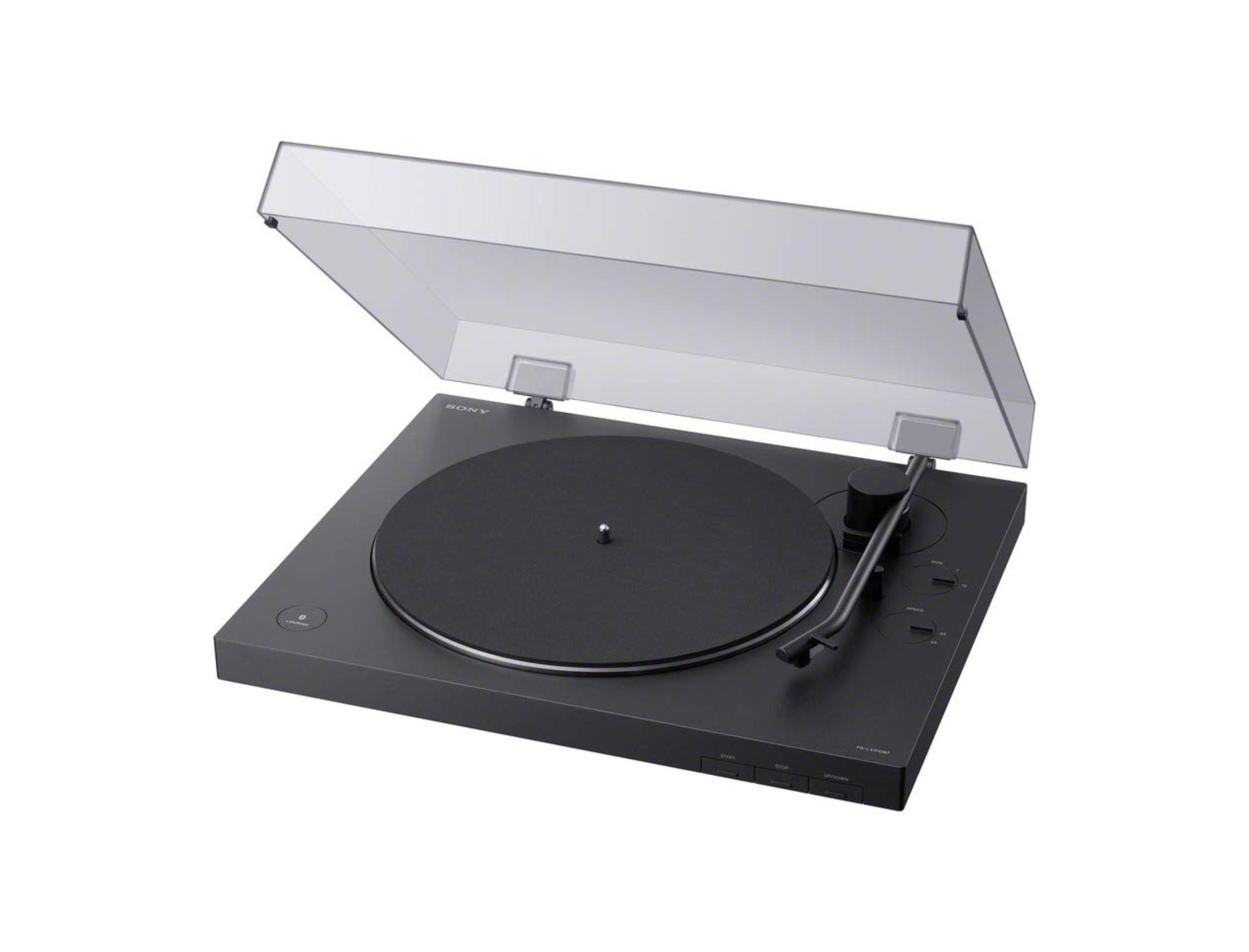 Sony PS-LX310BT Belt Drive Turntable: Fully Automatic Wireless Vinyl Record Player with Bluetooth and USB Output Black