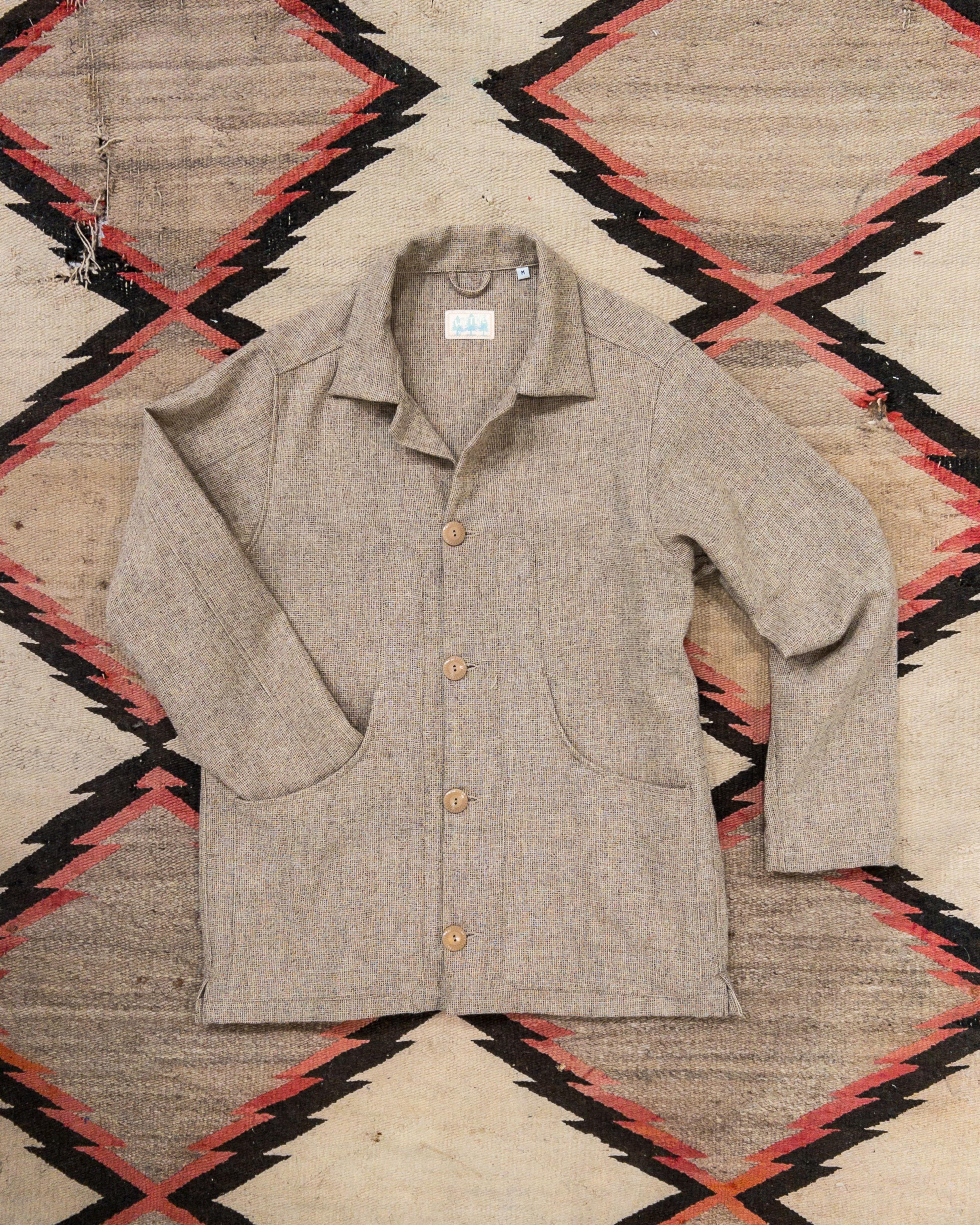 Shetland Tweed Hunting Jacket - Natural Tickweave – Wythe New York