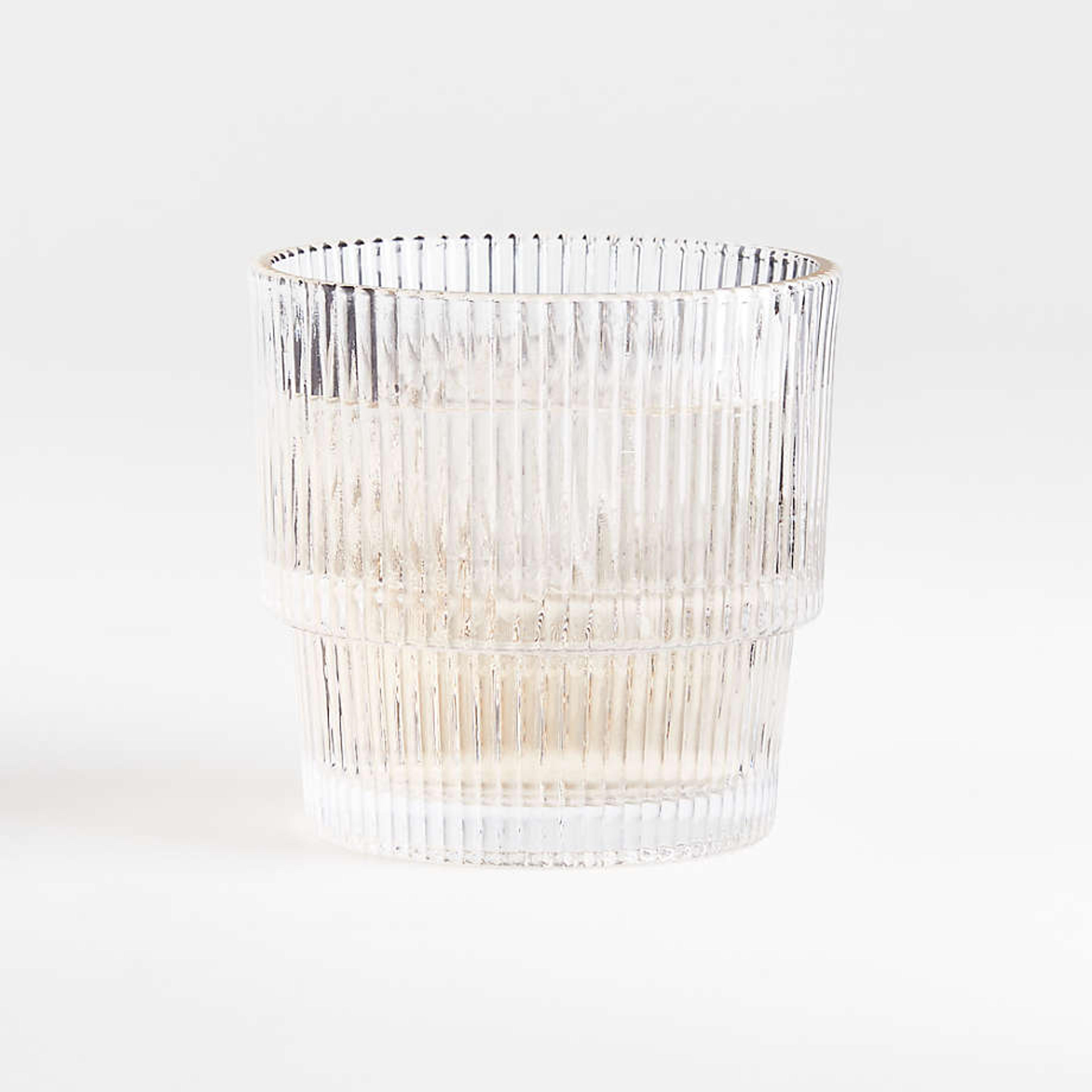 Atwell Stackable Ribbed Double Old-Fashioned Glass