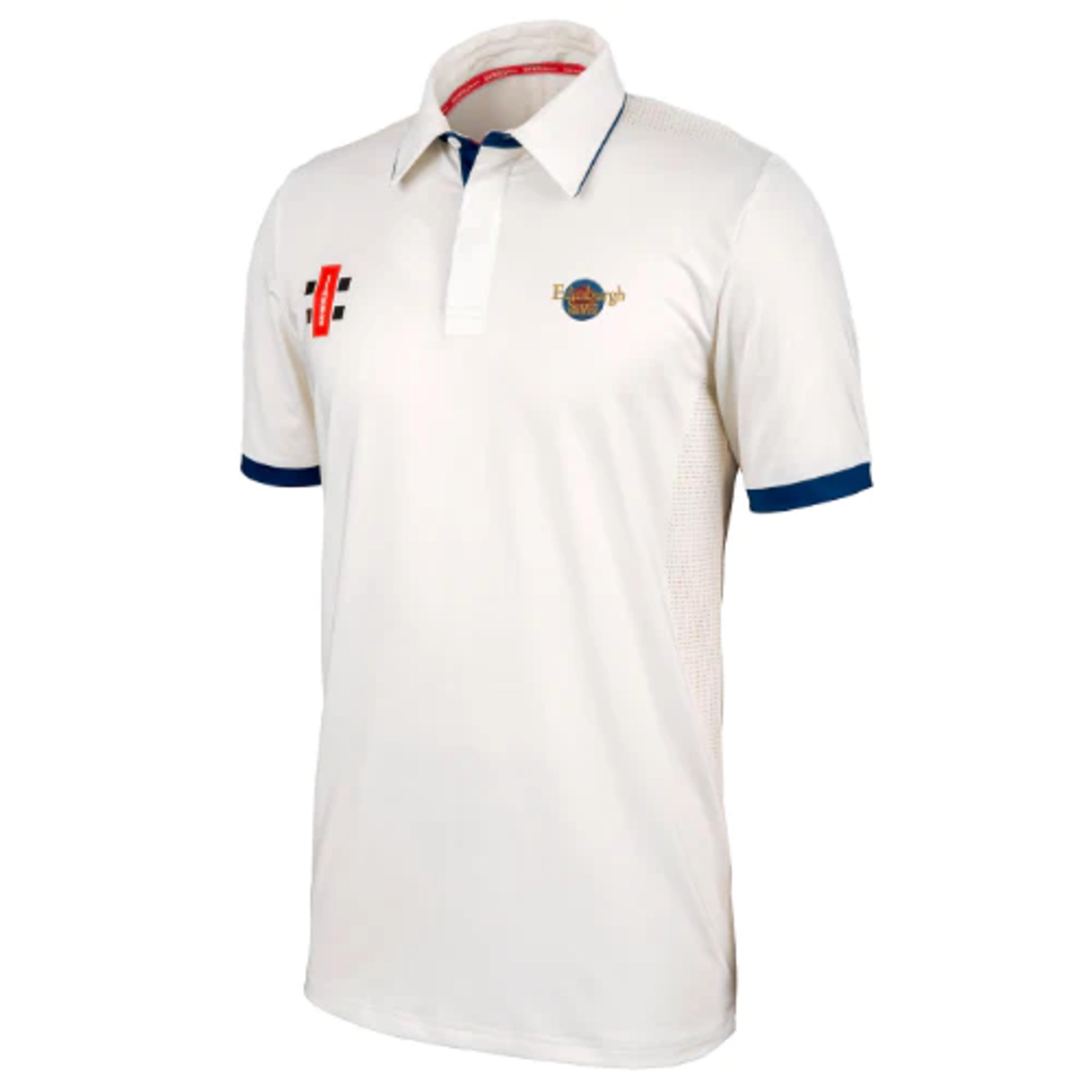 Edinburgh South Cricket Club Adult's Ivory / Navy Pro Performance Shor | Gray-Nicolls - Free Shipping, Loyalty Points