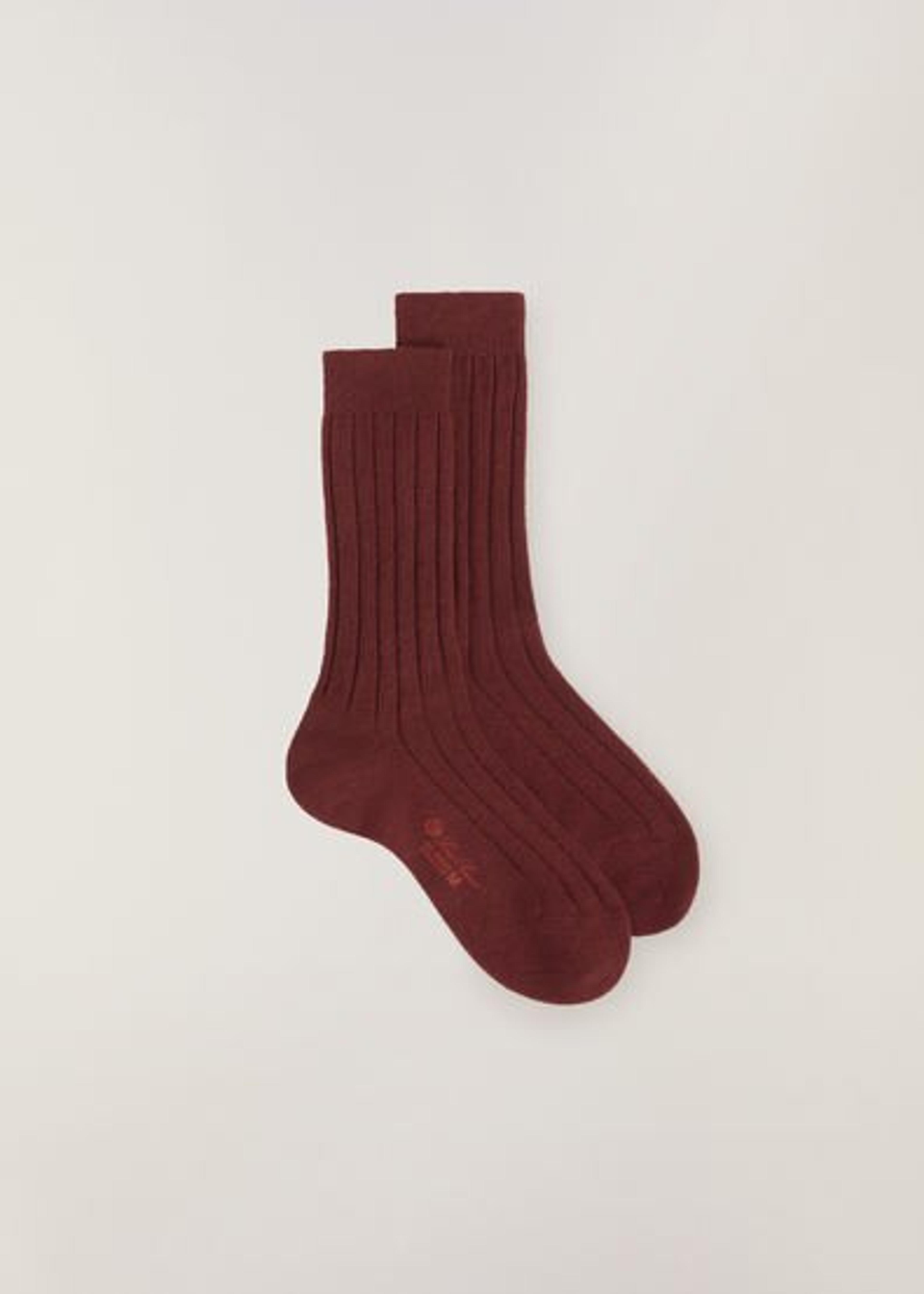 Bobby Socks in Cashmere Mulled Wine | Loro Piana